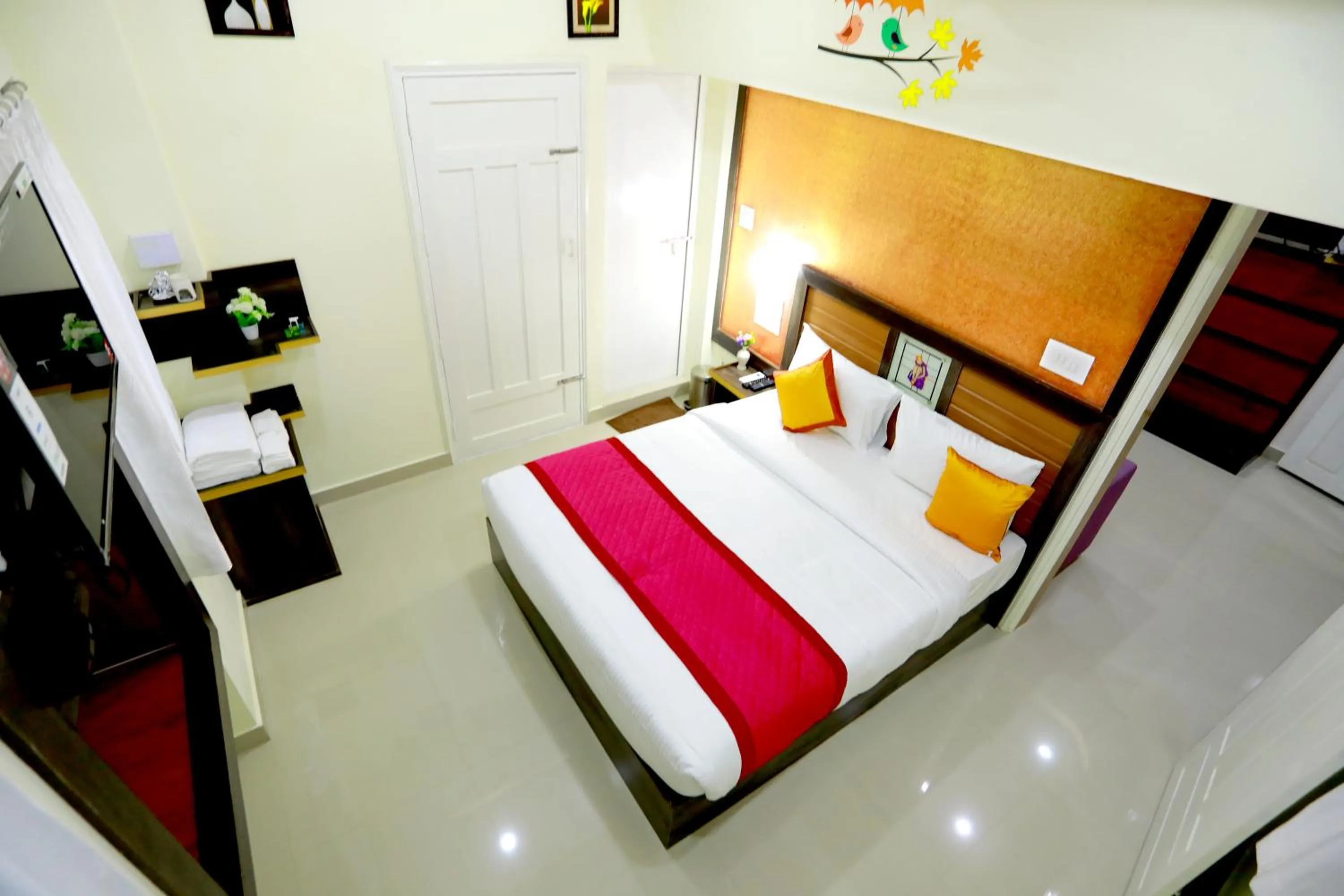 Bedroom, Bed in Base9 Cochin Airport Hotel