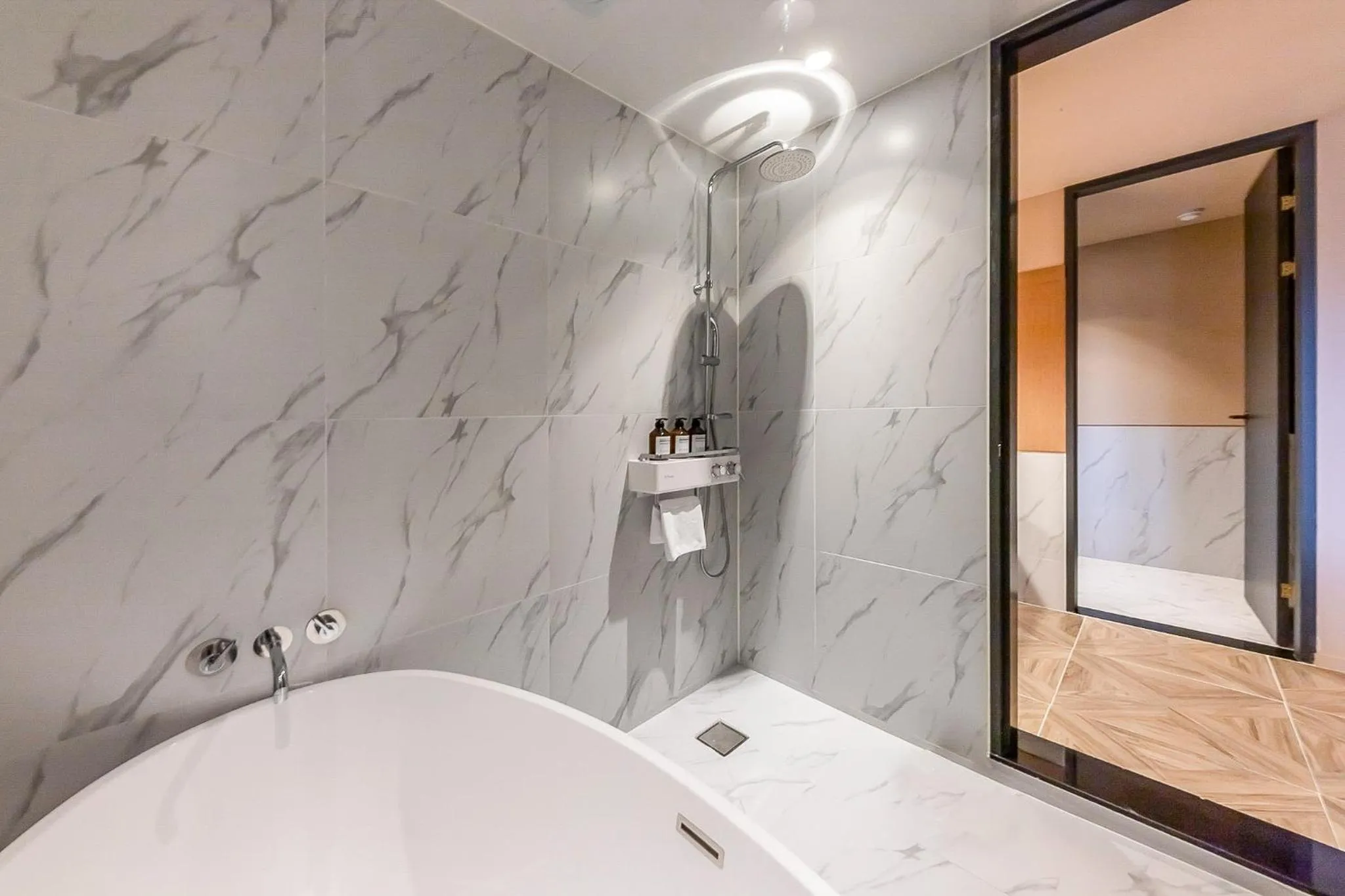 Bed in Brown-Dot Hotel Ulsan-Sincheon