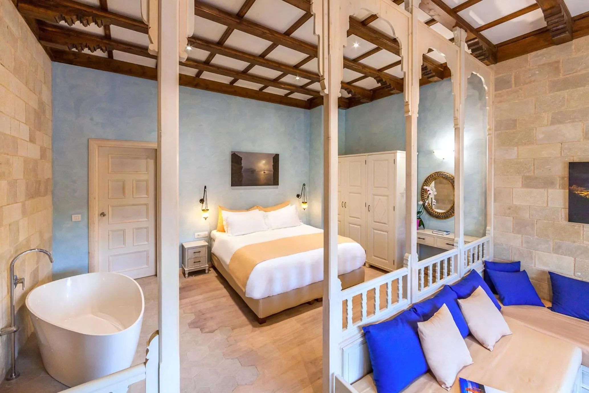 Bedroom, Bed in In Camera Art Boutique Hotel