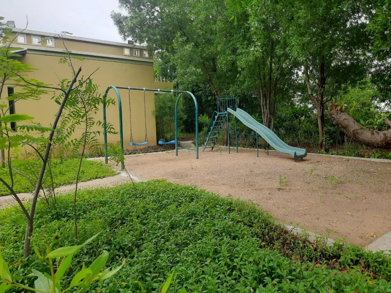 Children play ground in Blackbuck Safari Lodge Velavadar