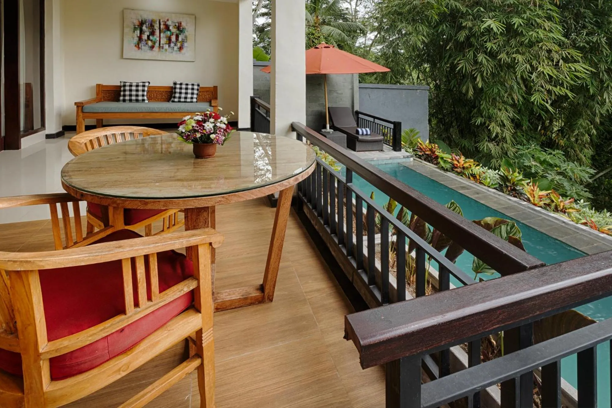 Balcony/Terrace in Kaja Villa