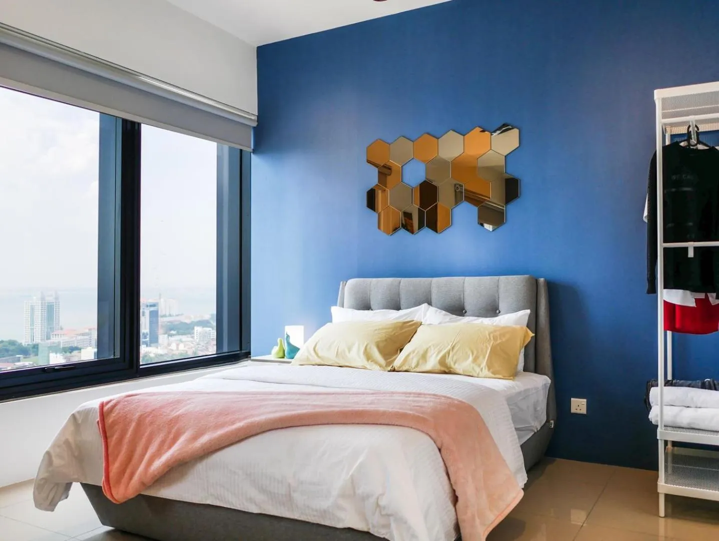 Sea view, Bed in Tropicana 218 Macalister Studio with Seaview