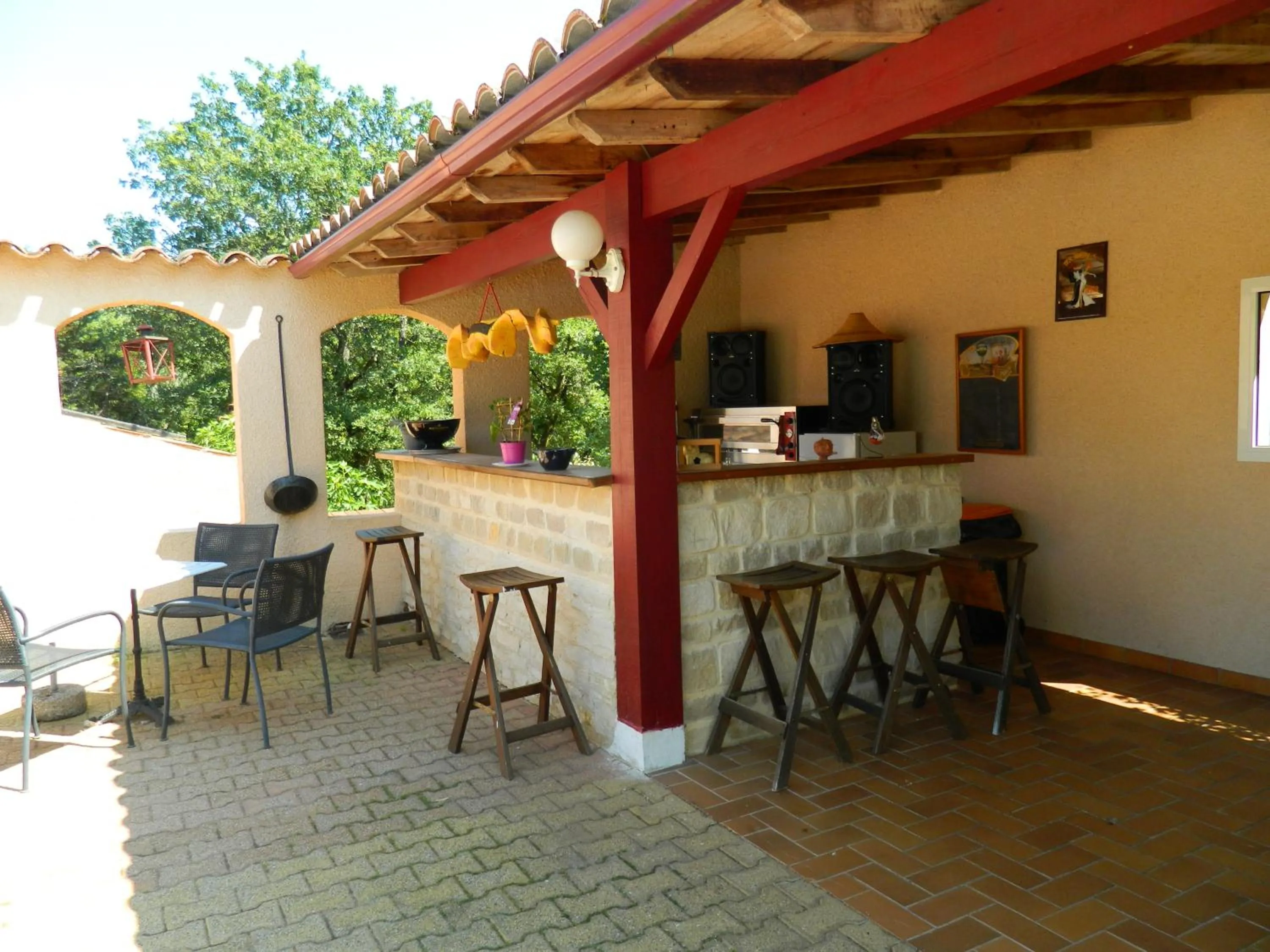 Patio in le clos des dryades f