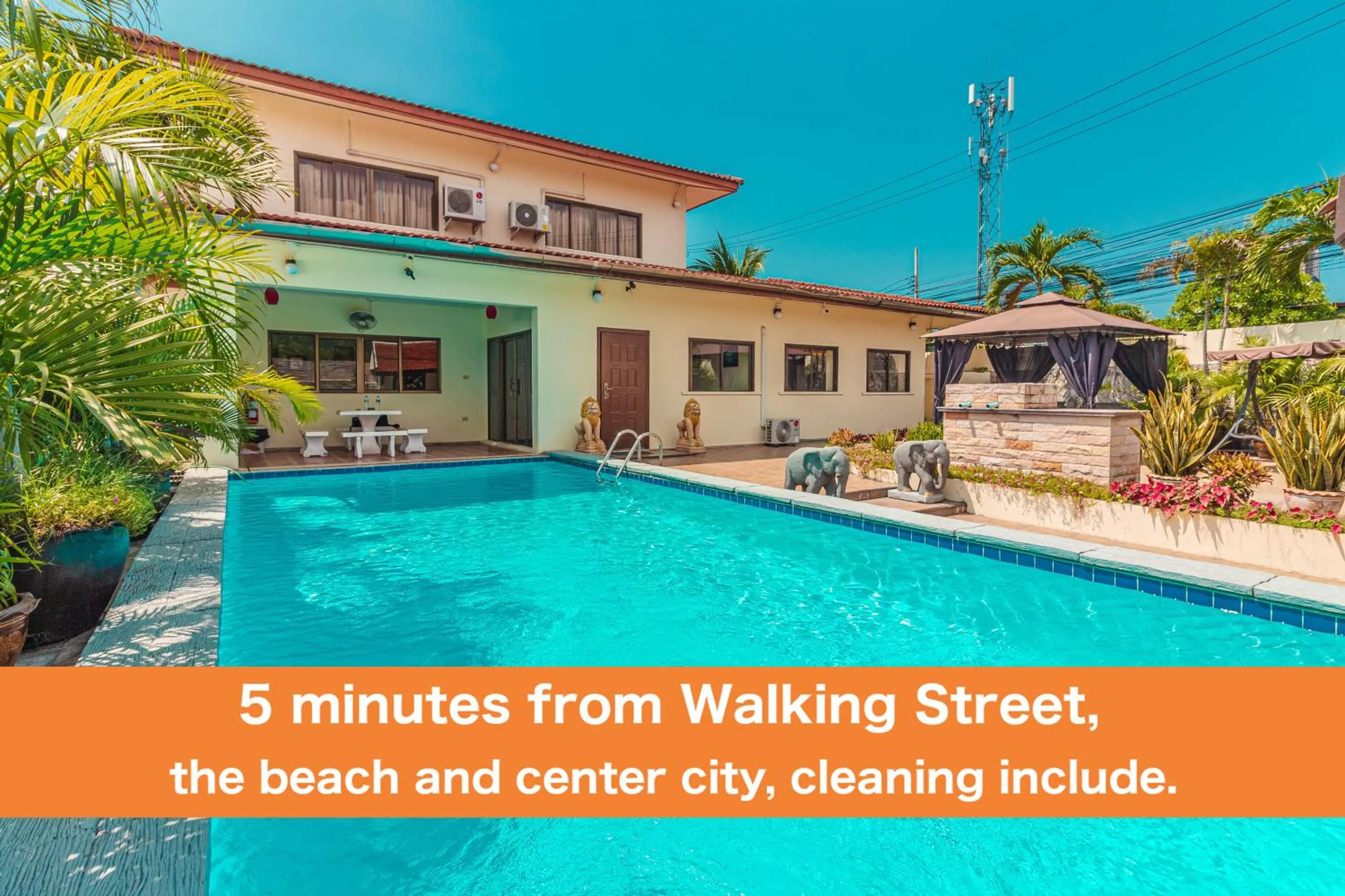 Property building in VIEWBOR VILLA - PATTAYA HOLIDAY HOUSE WALKING STREET 4 bedrooms