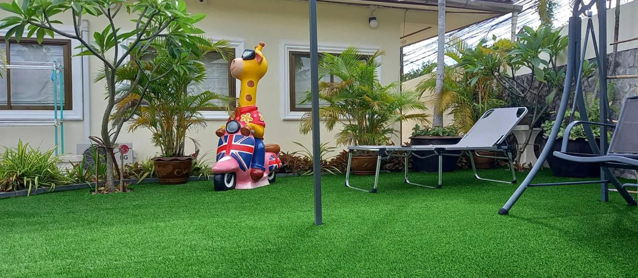 Garden in VIEWBOR VILLA - PATTAYA HOLIDAY HOUSE WALKING STREET 4 bedrooms