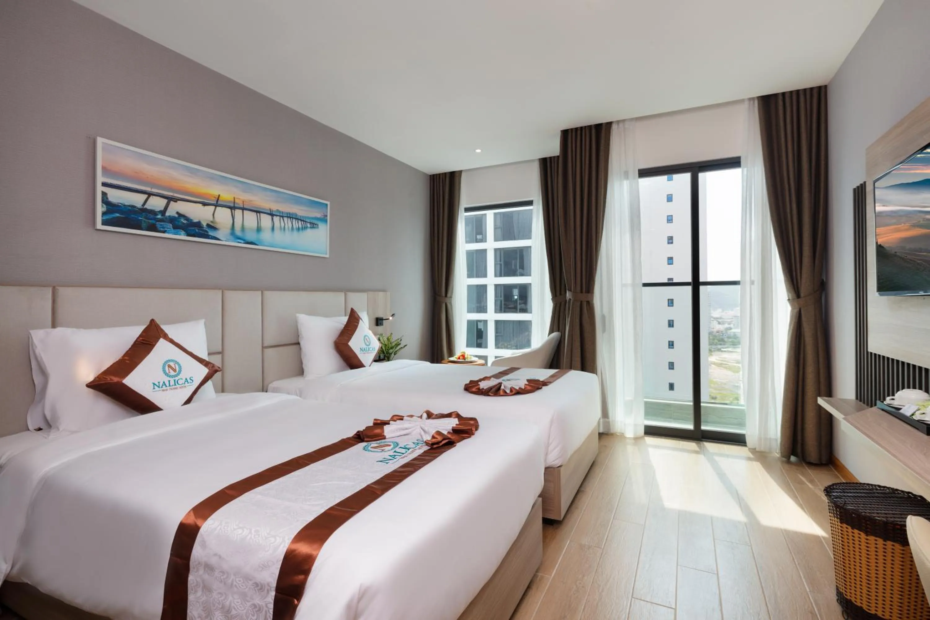 Photo of the whole room, Bed in Nalicas Nha Trang Hotel