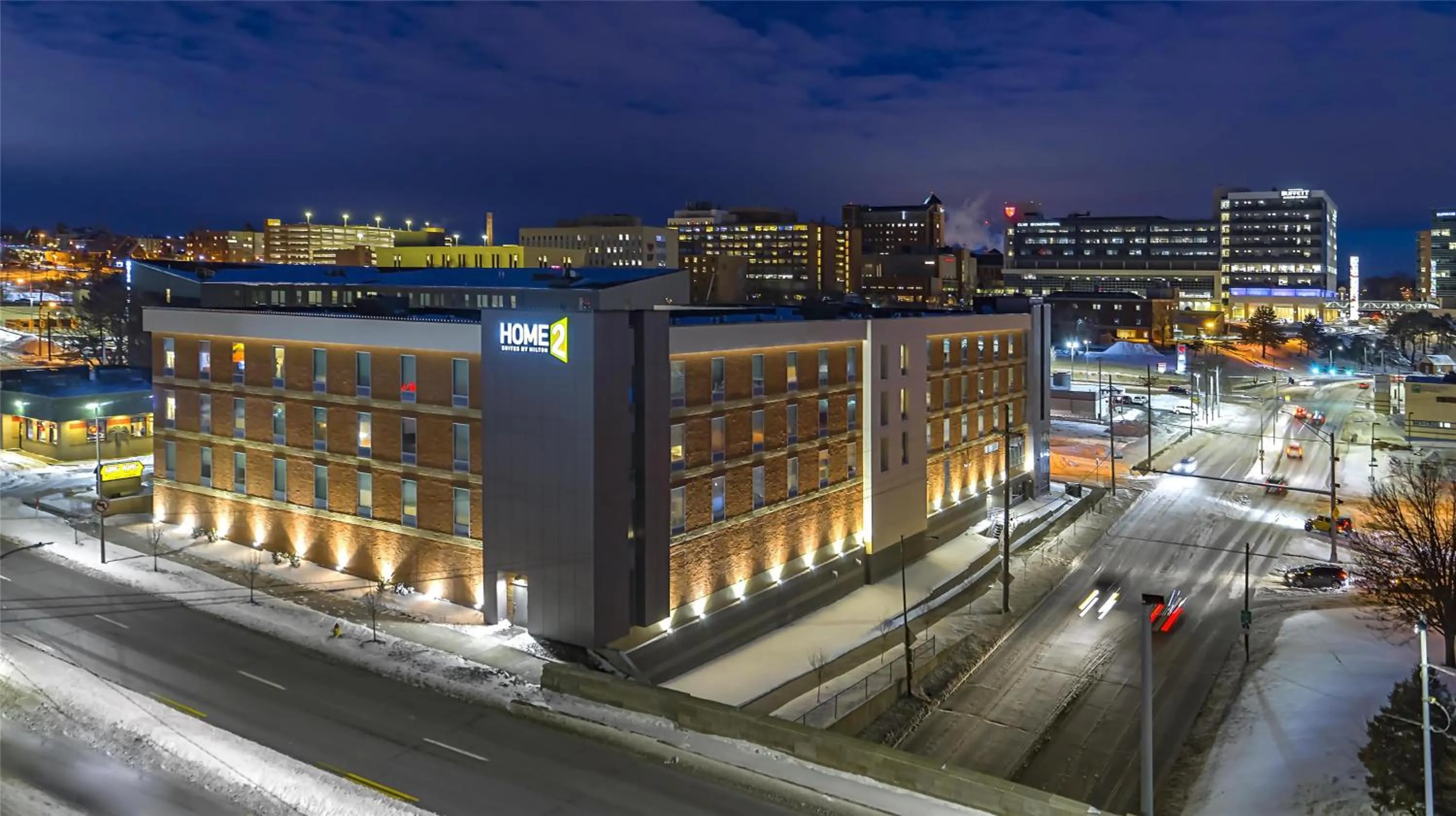 Property building in Home2 Suites By Hilton Omaha Un Medical Ctr Area