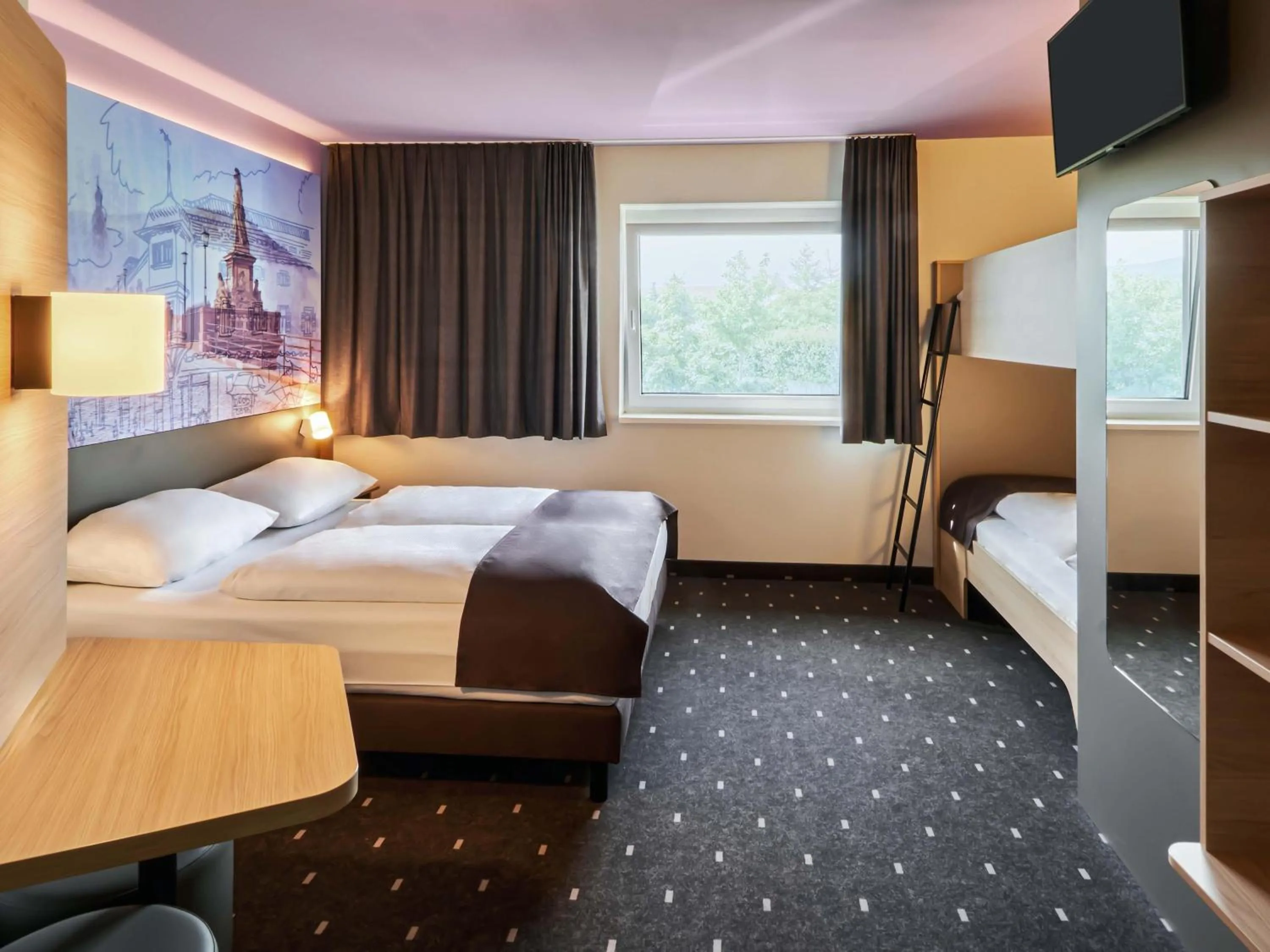 Bed in B&B Hotel Heidelberg