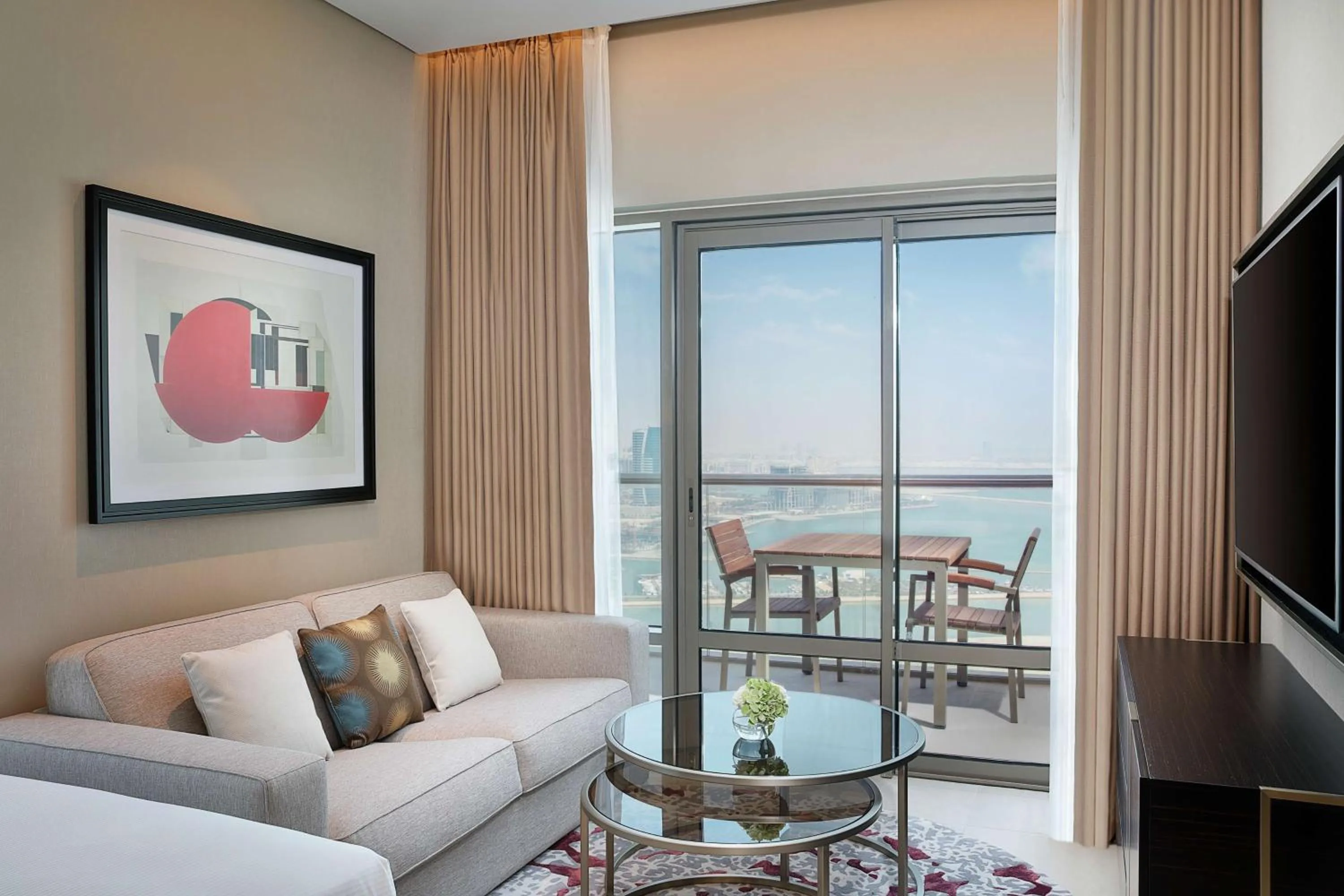 Living room in Hilton Doha The Pearl