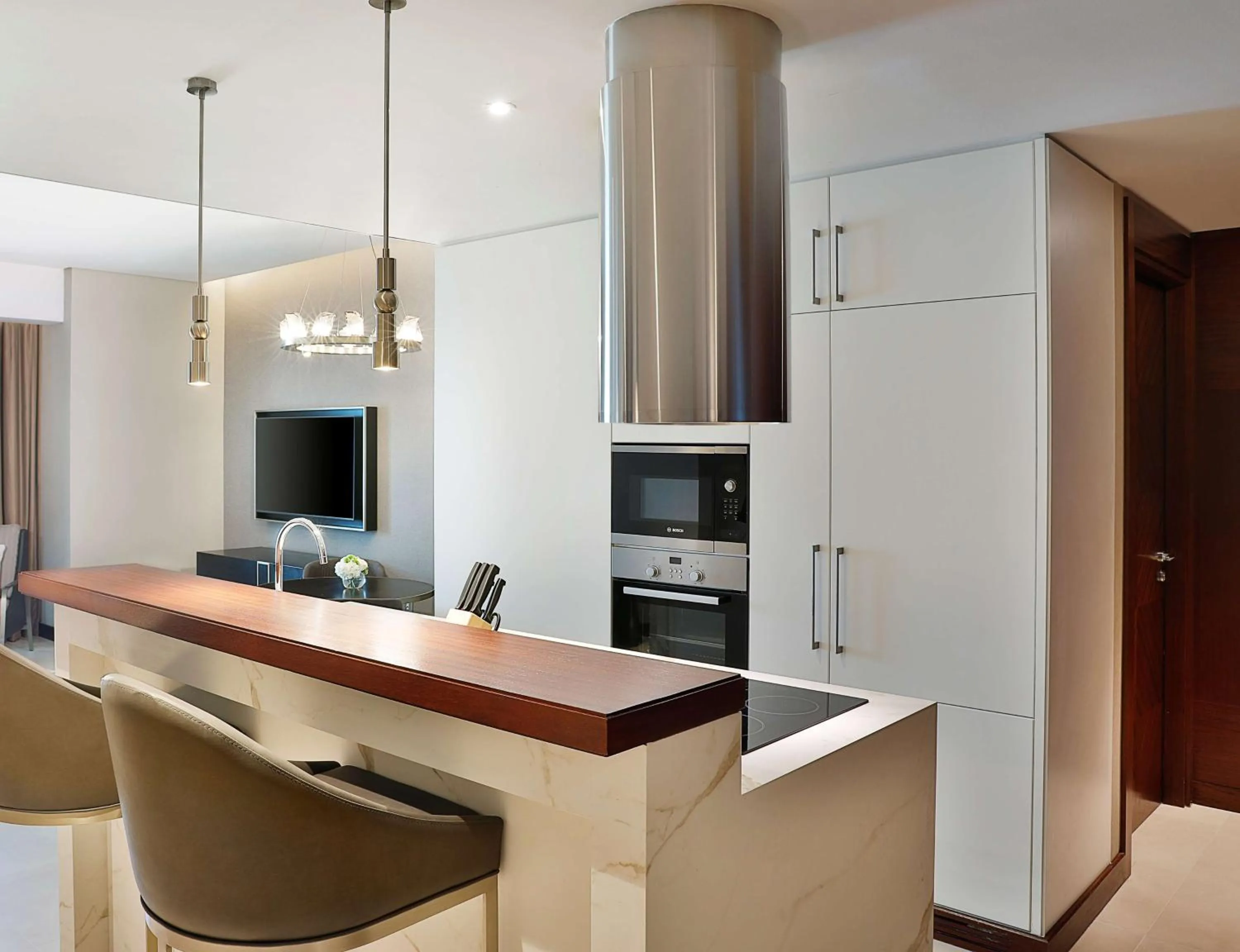 Kitchen or kitchenette in Hilton Doha The Pearl
