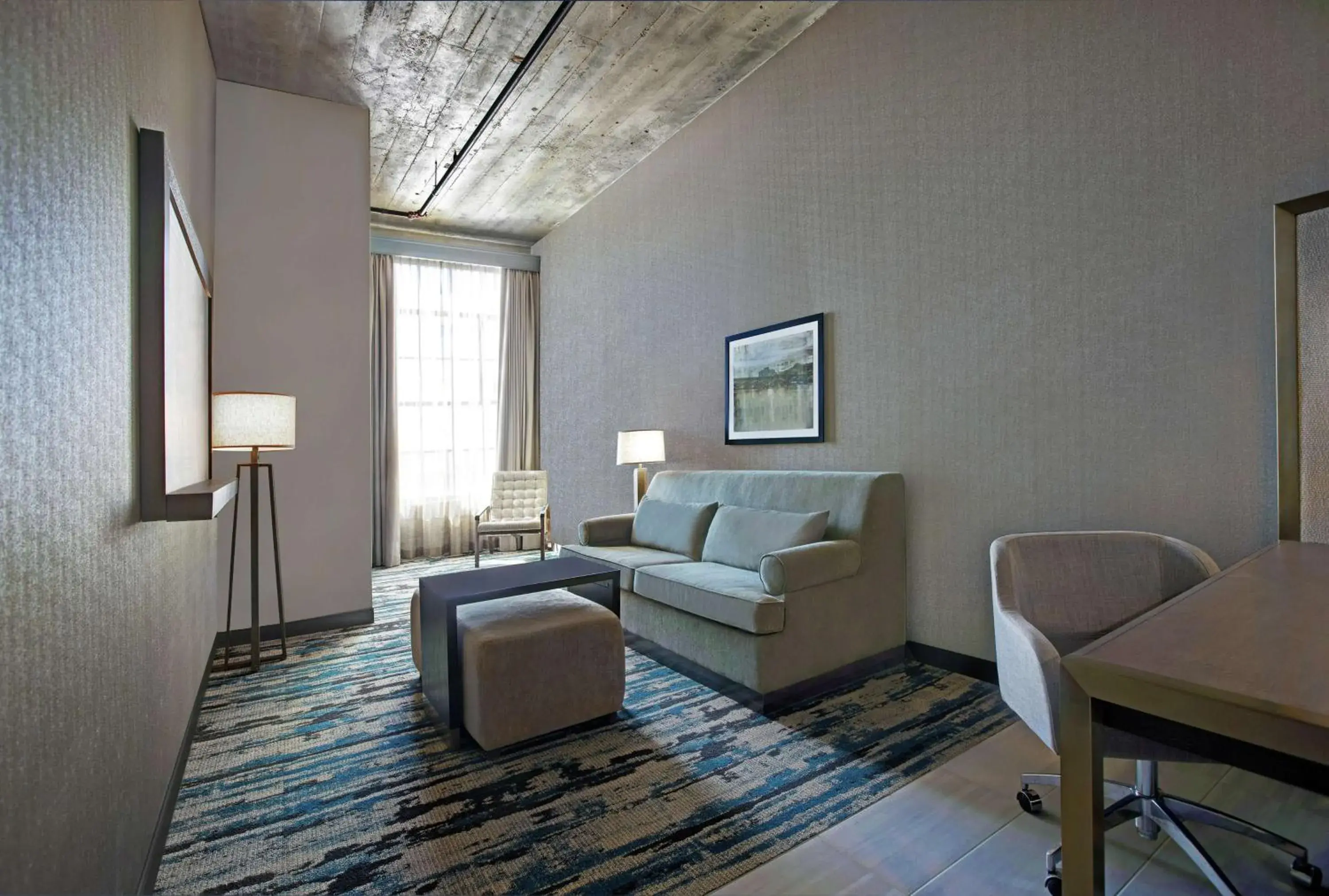 King Suite with River View in Embassy Suites By Hilton Rockford Riverfront King Suite with River View in Embassy Suites By Hilton Rockford Riverfront