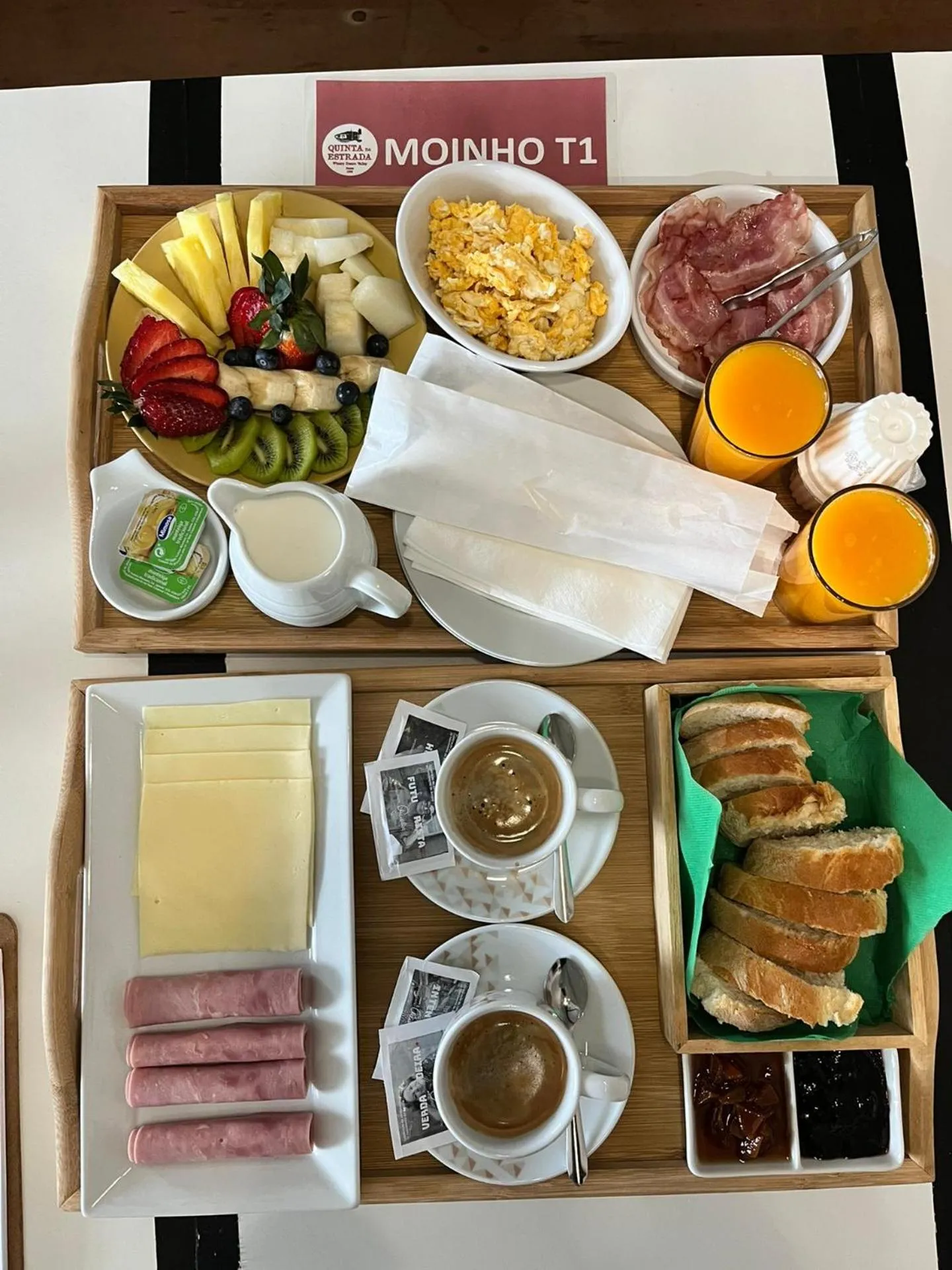 Breakfast in Quinta Da Estrada Winery Douro Valley