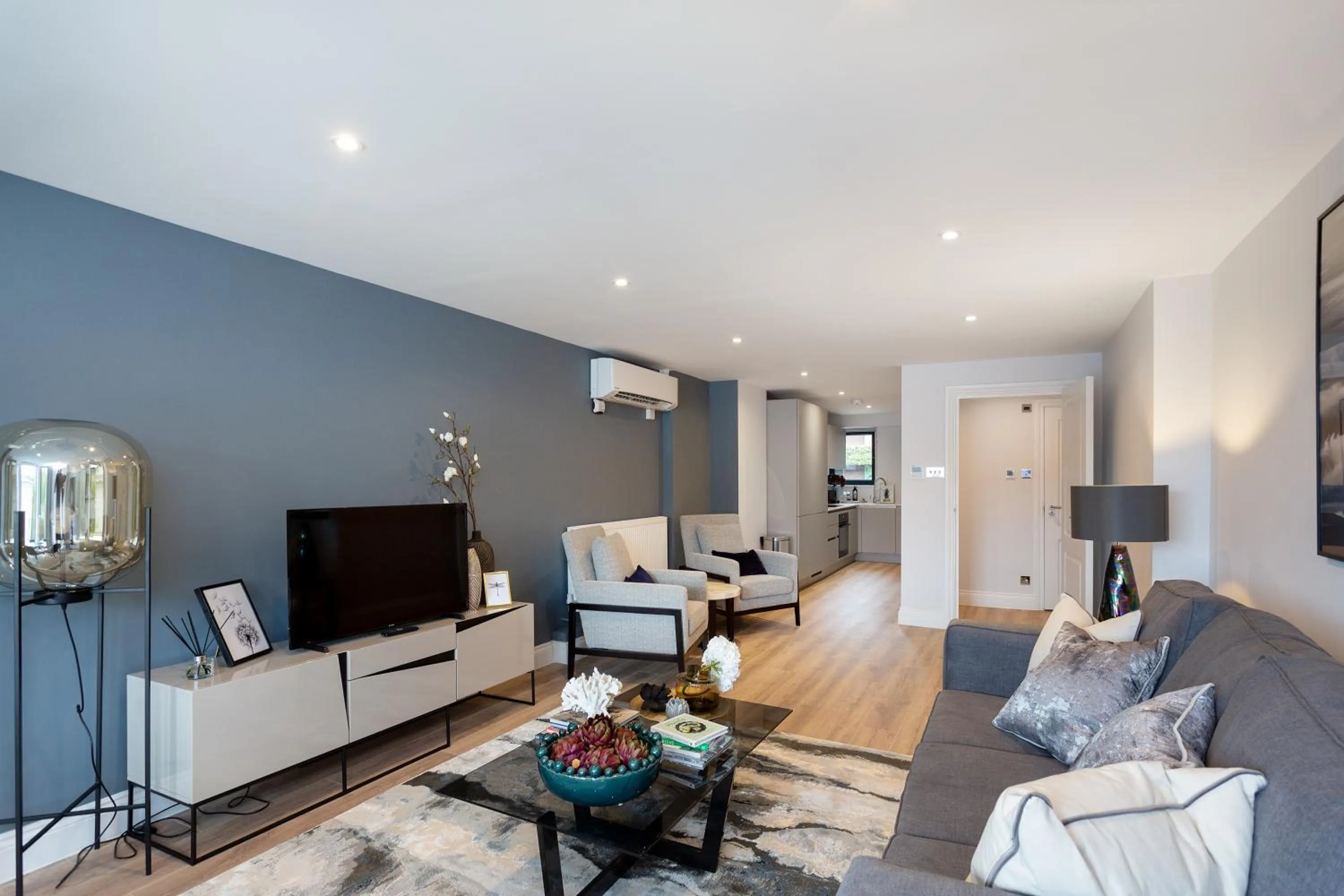 Communal lounge/ TV room in The Carlyle by Nestor