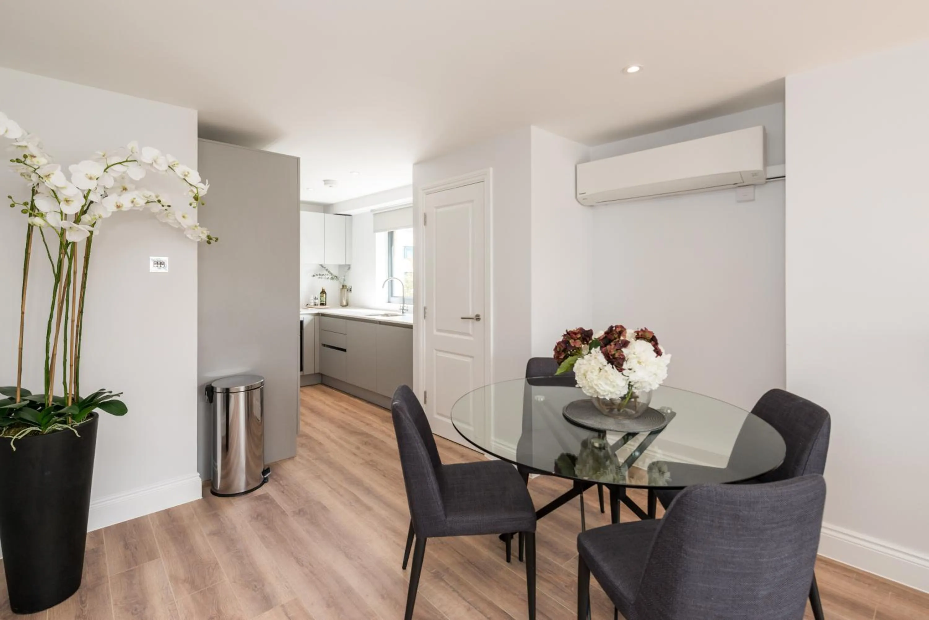 Dining area in The Carlyle by Nestor