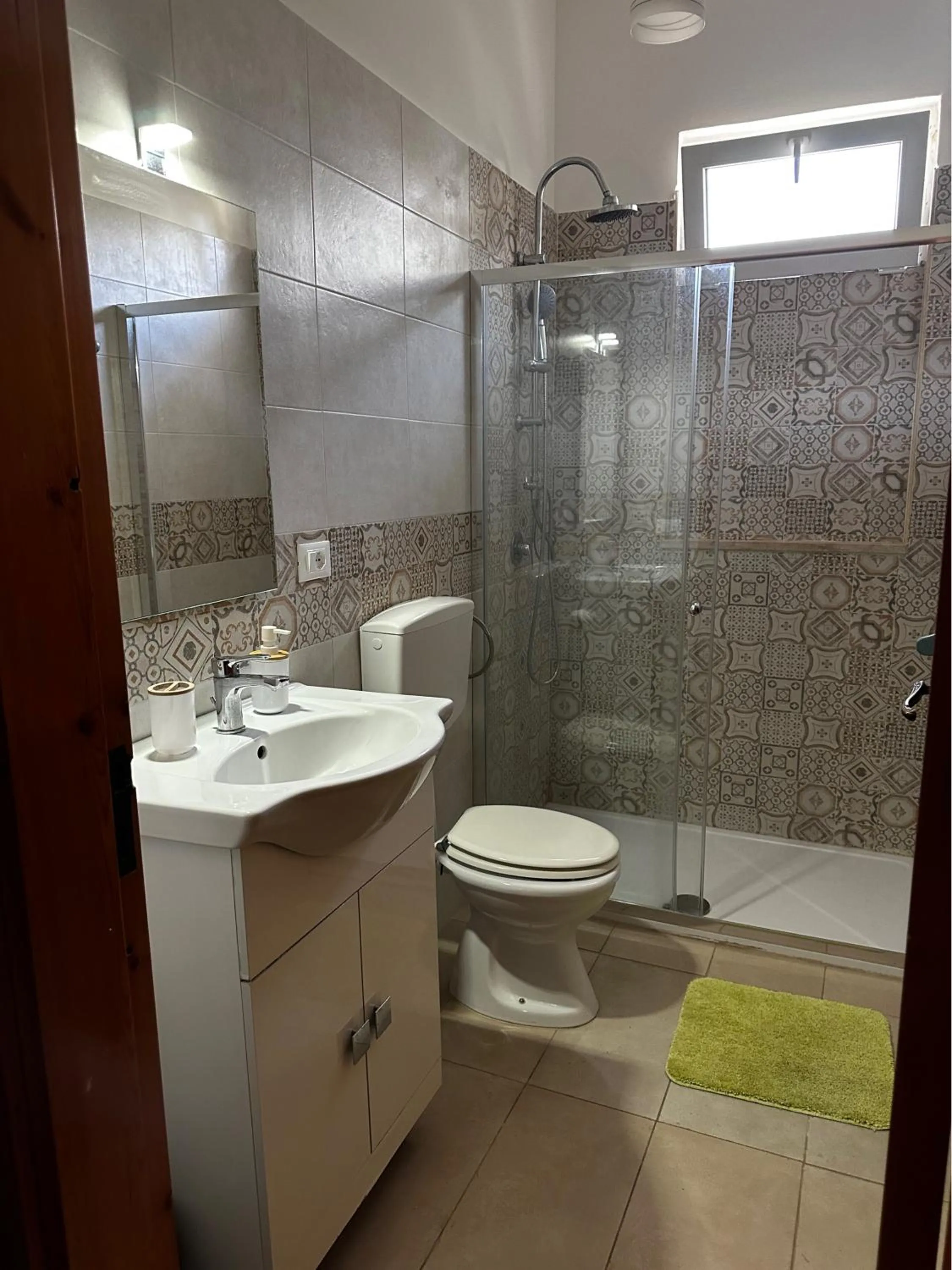 Shower in B&B Villa Grazia