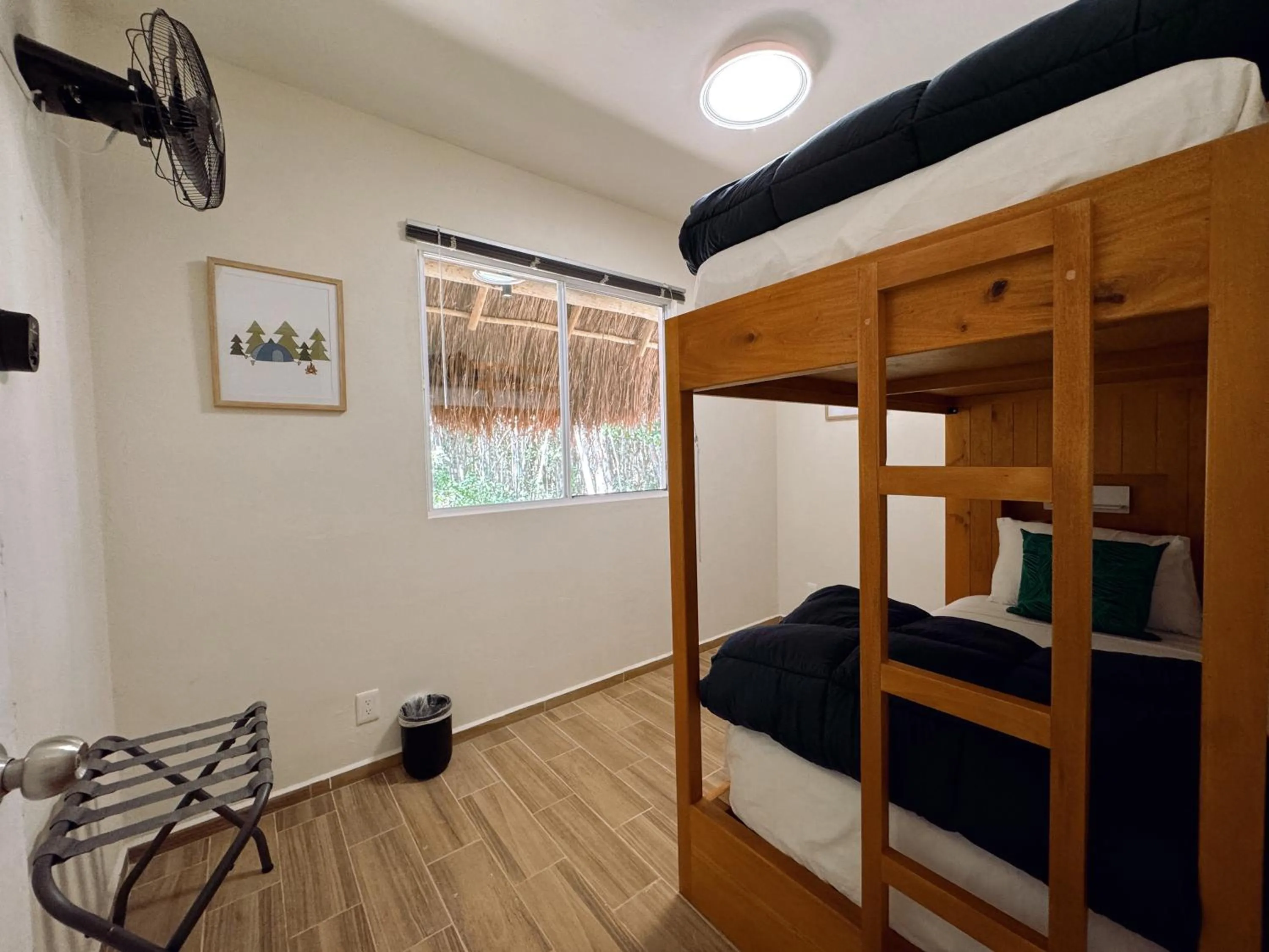 Photo of the whole room, Bed in Casa Kaan Calakmul