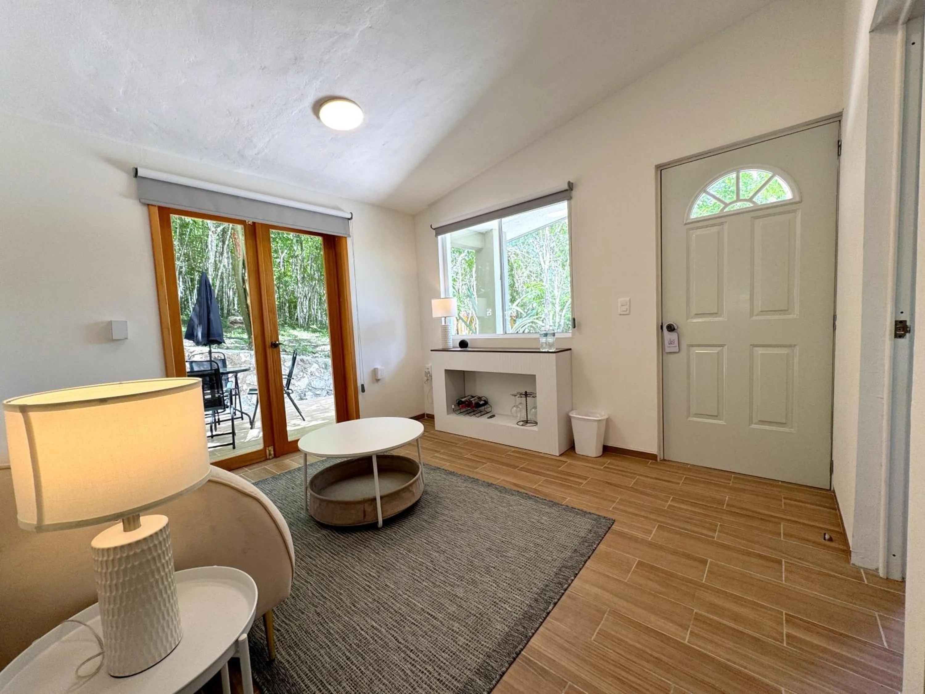 Living room in Casa Kaan Calakmul