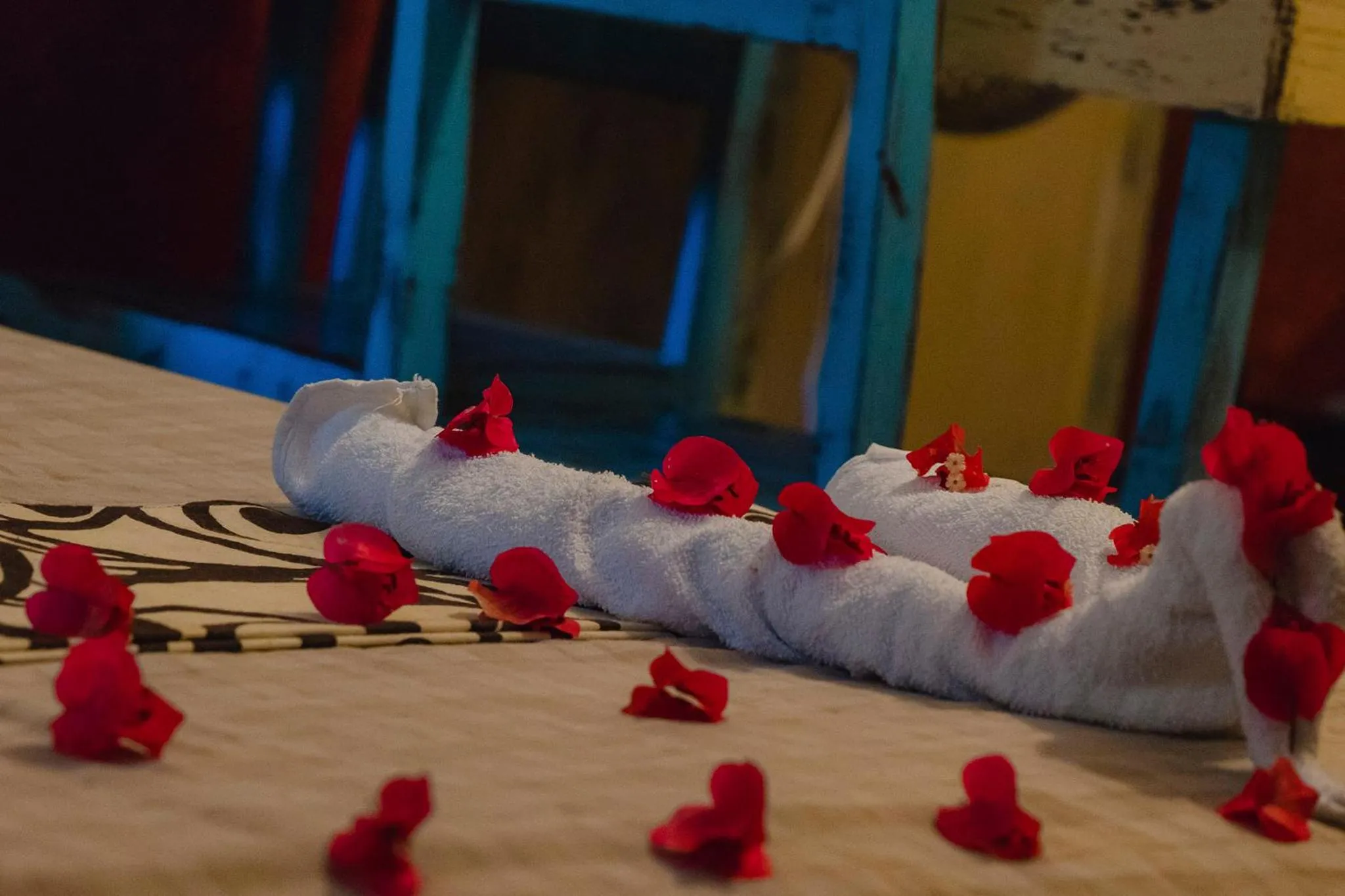 Bed in Antigua Lodge, 70 m from sandy beach