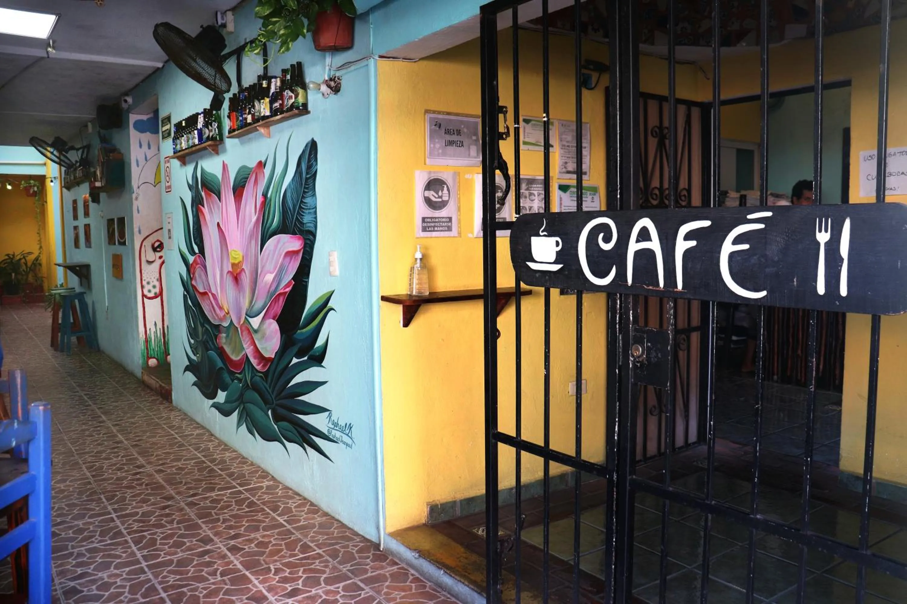 Restaurant/places to eat in Tres Mundos Hostel