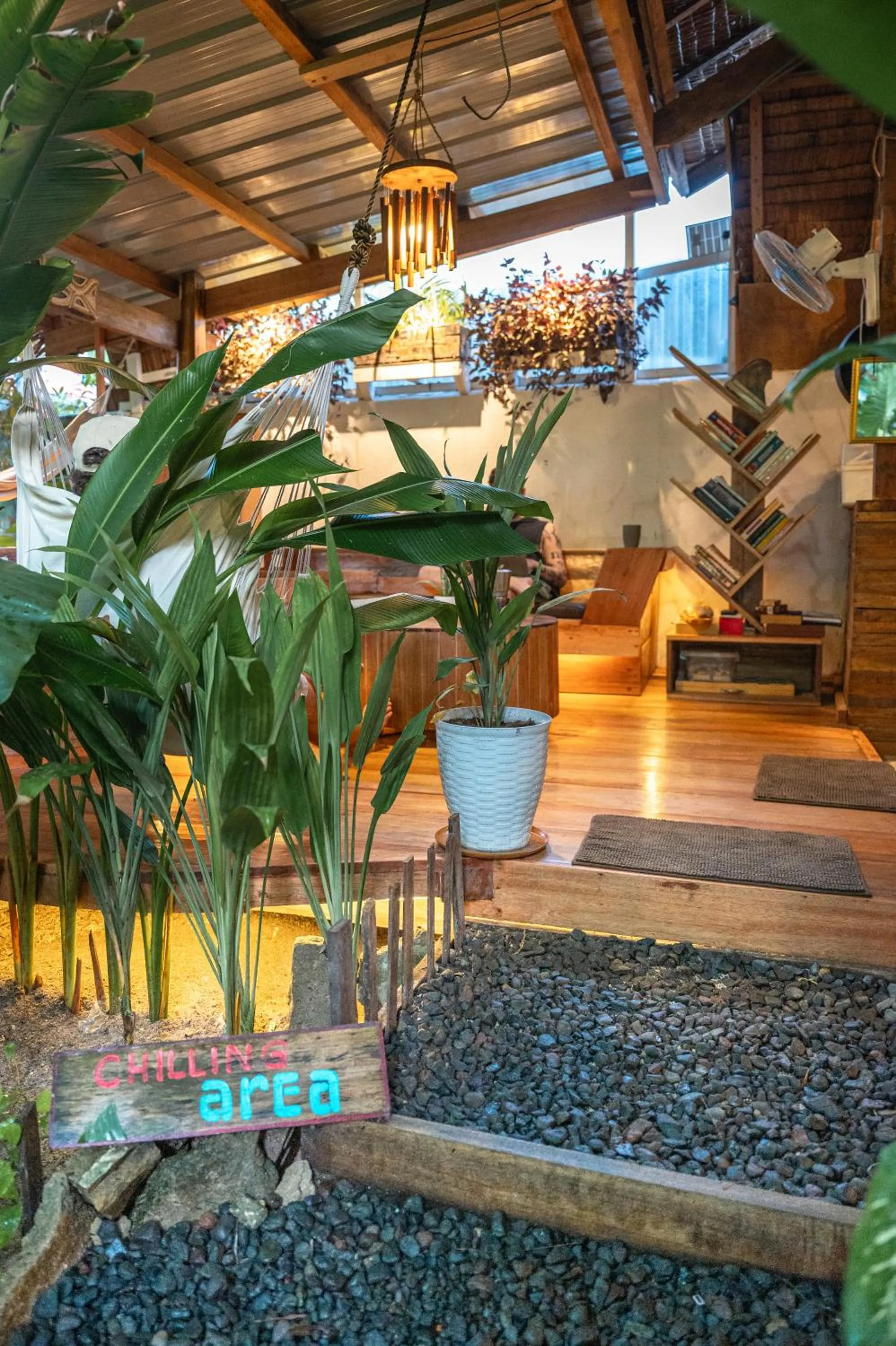 Communal lounge/ TV room in Soffta Surf Ranch