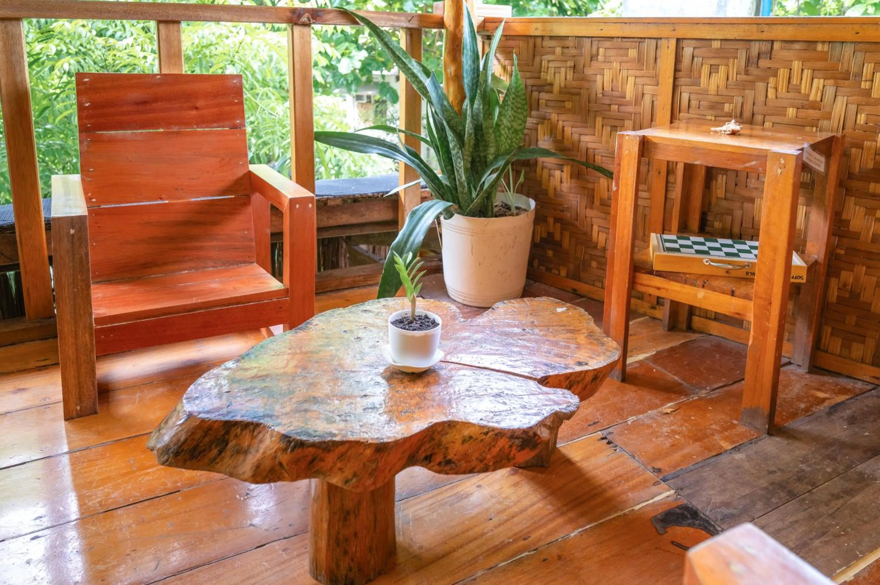 Seating area in Soffta Surf Ranch