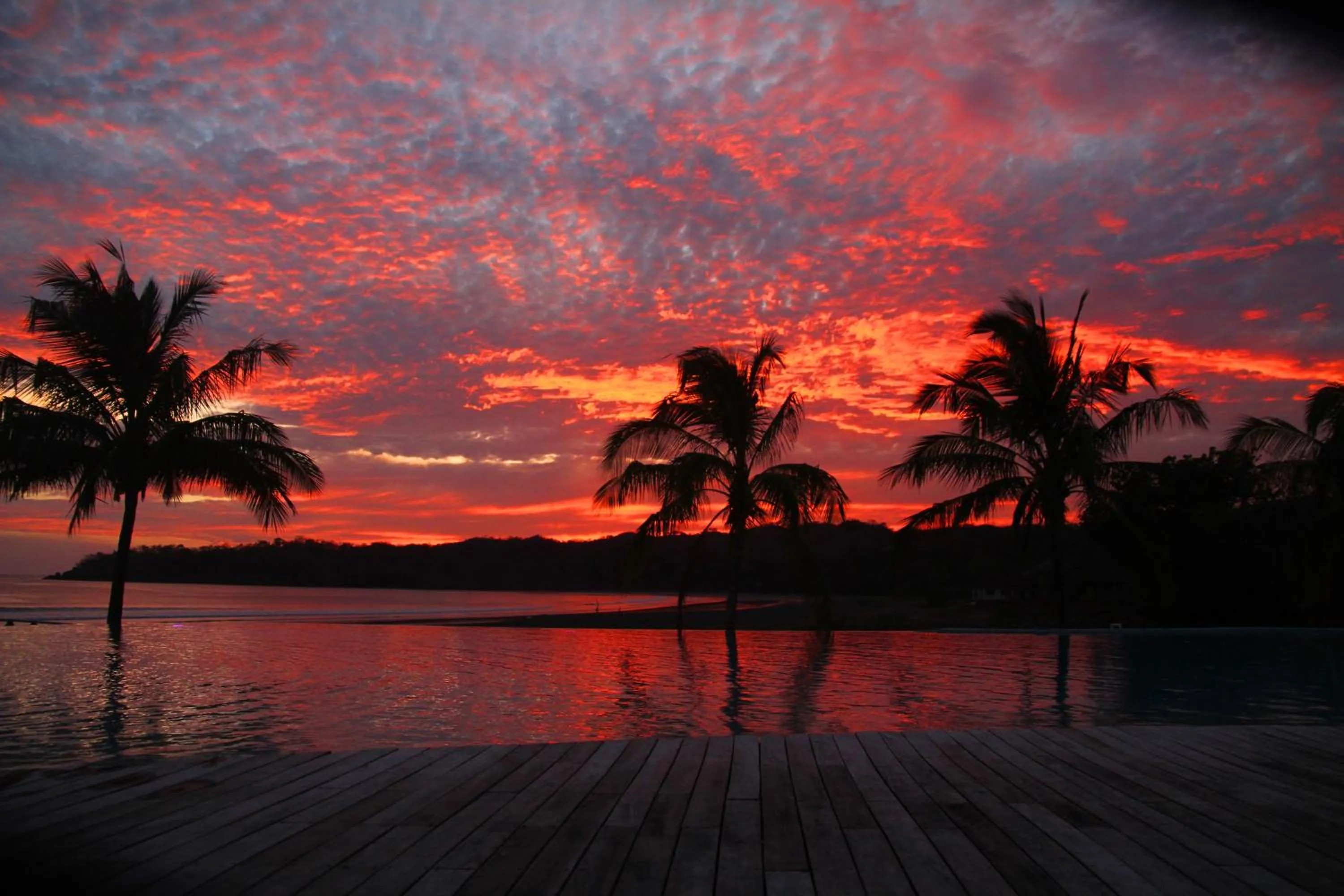 Sunset in Playa Venao Hotel Resort