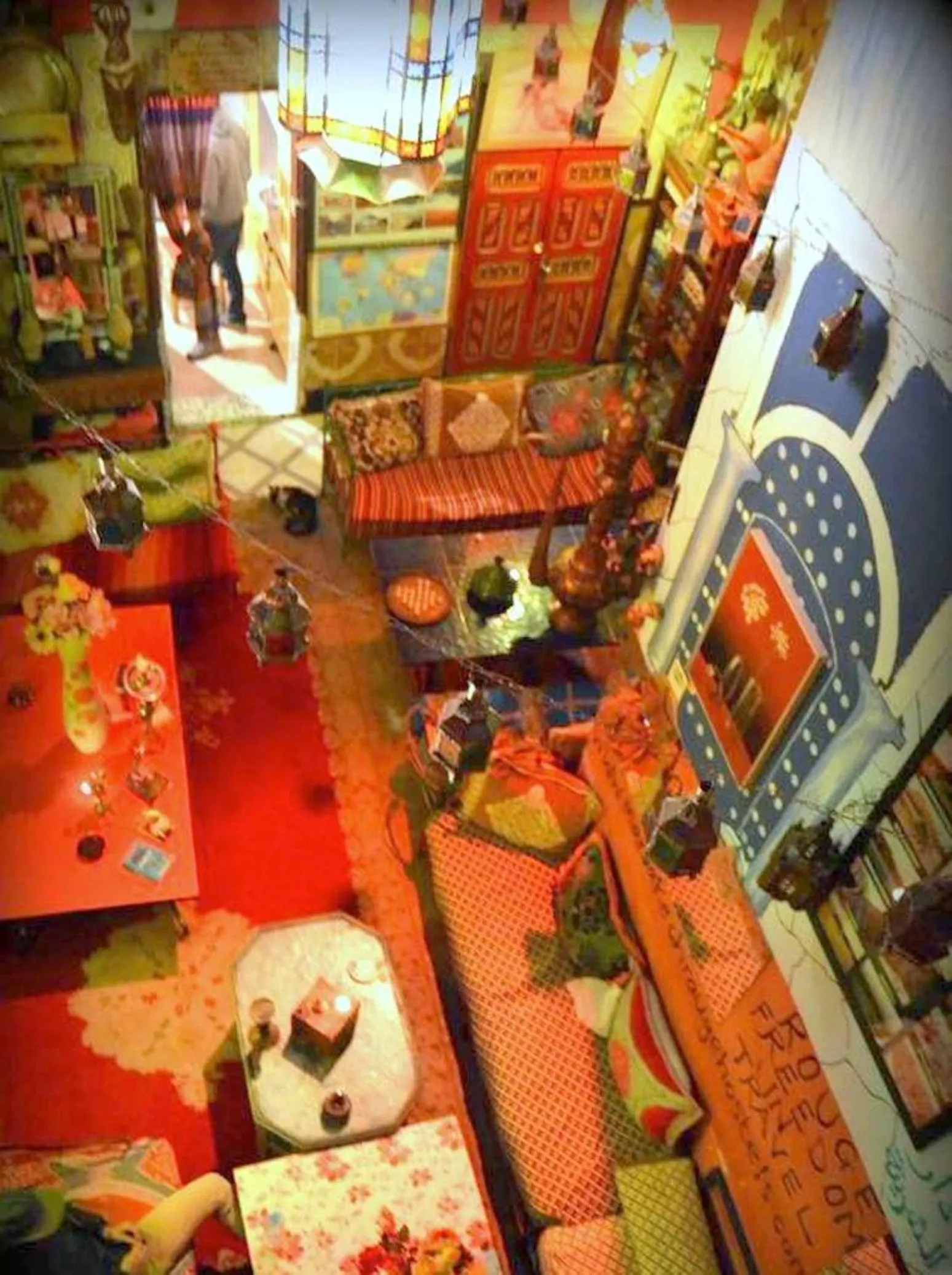 Bird's eye view in Hostel Marrakech Rouge