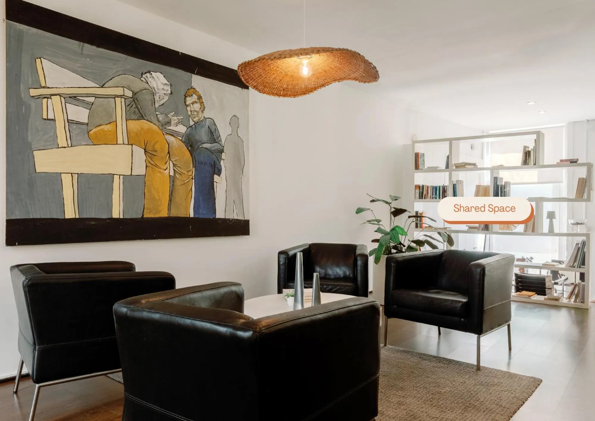 Communal lounge/ TV room in Fine Arts Studios by Olala Homes