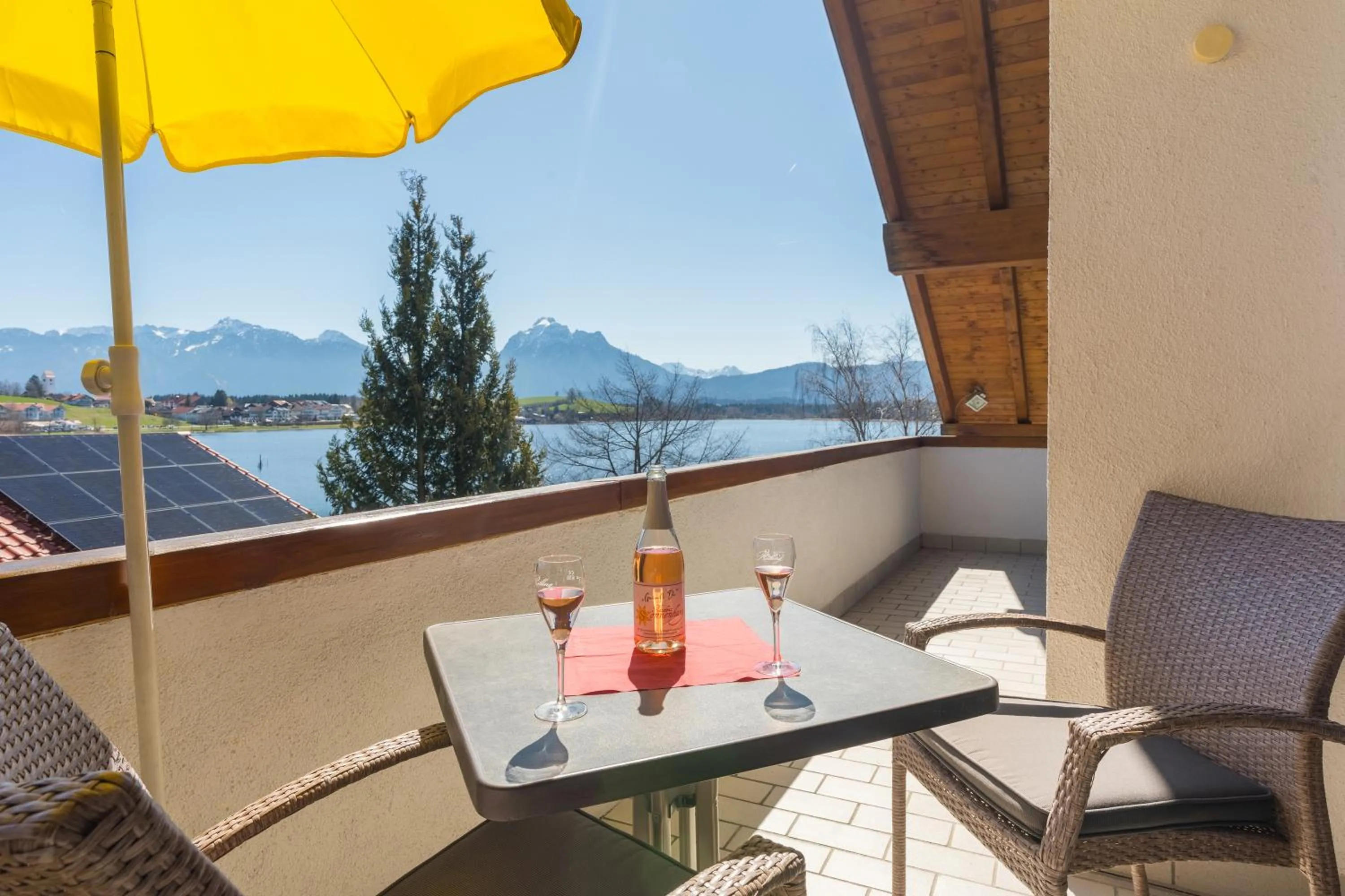 Balcony/Terrace in Residenz Hopfensee