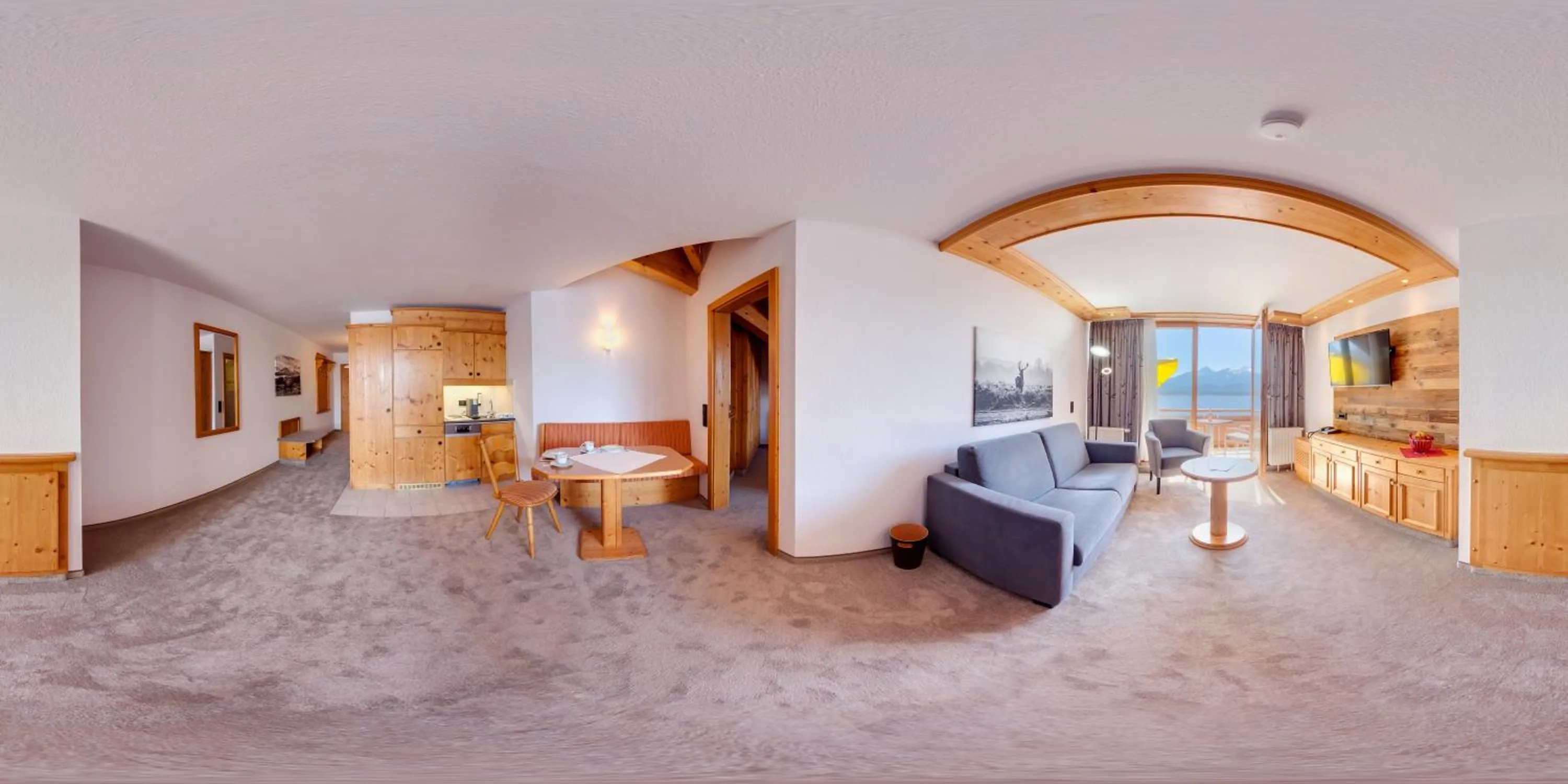 Living room in Residenz Hopfensee