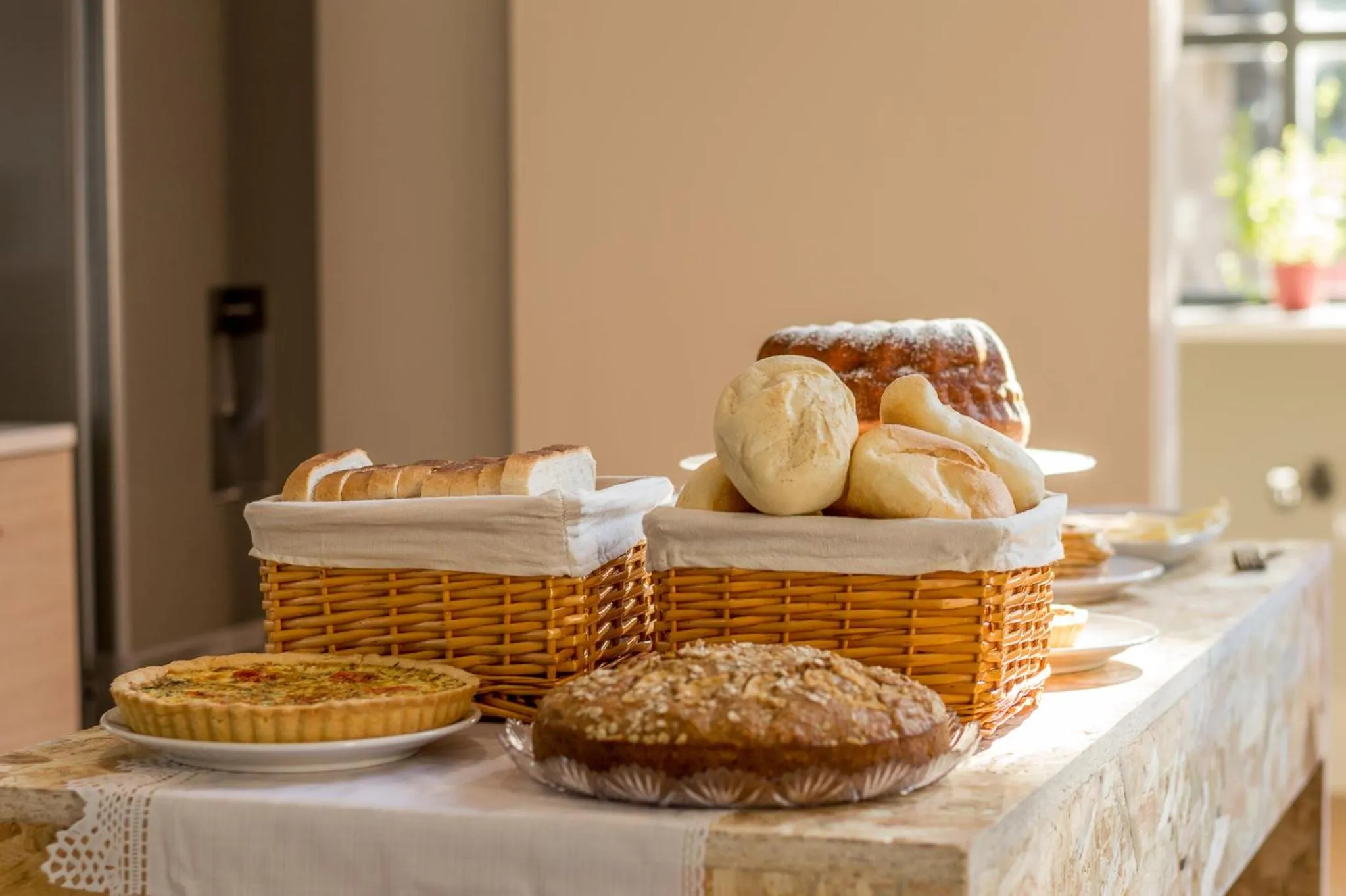 Breakfast in Queen's Garden Hostel