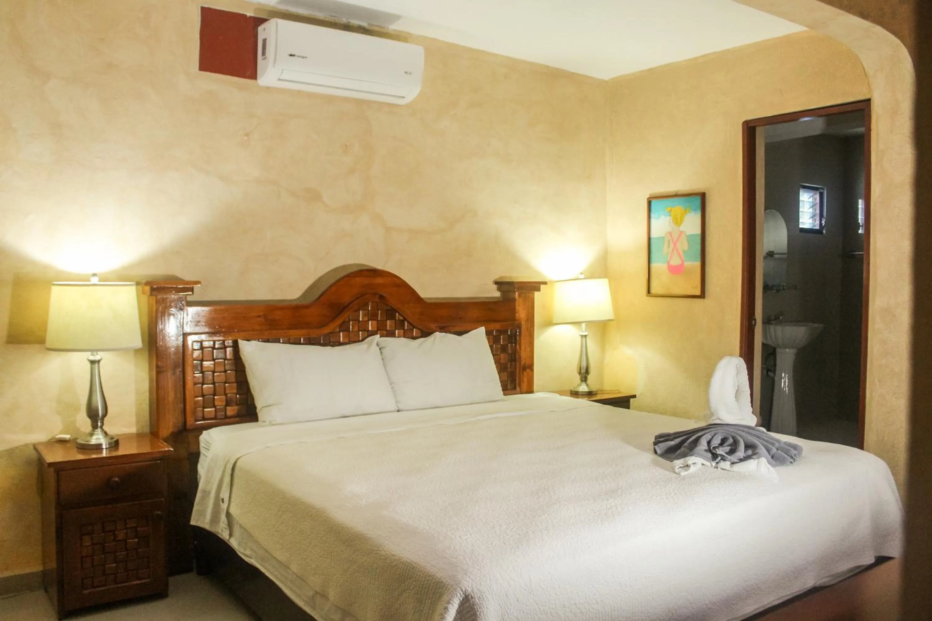 Bed in Hotel La Casona Real