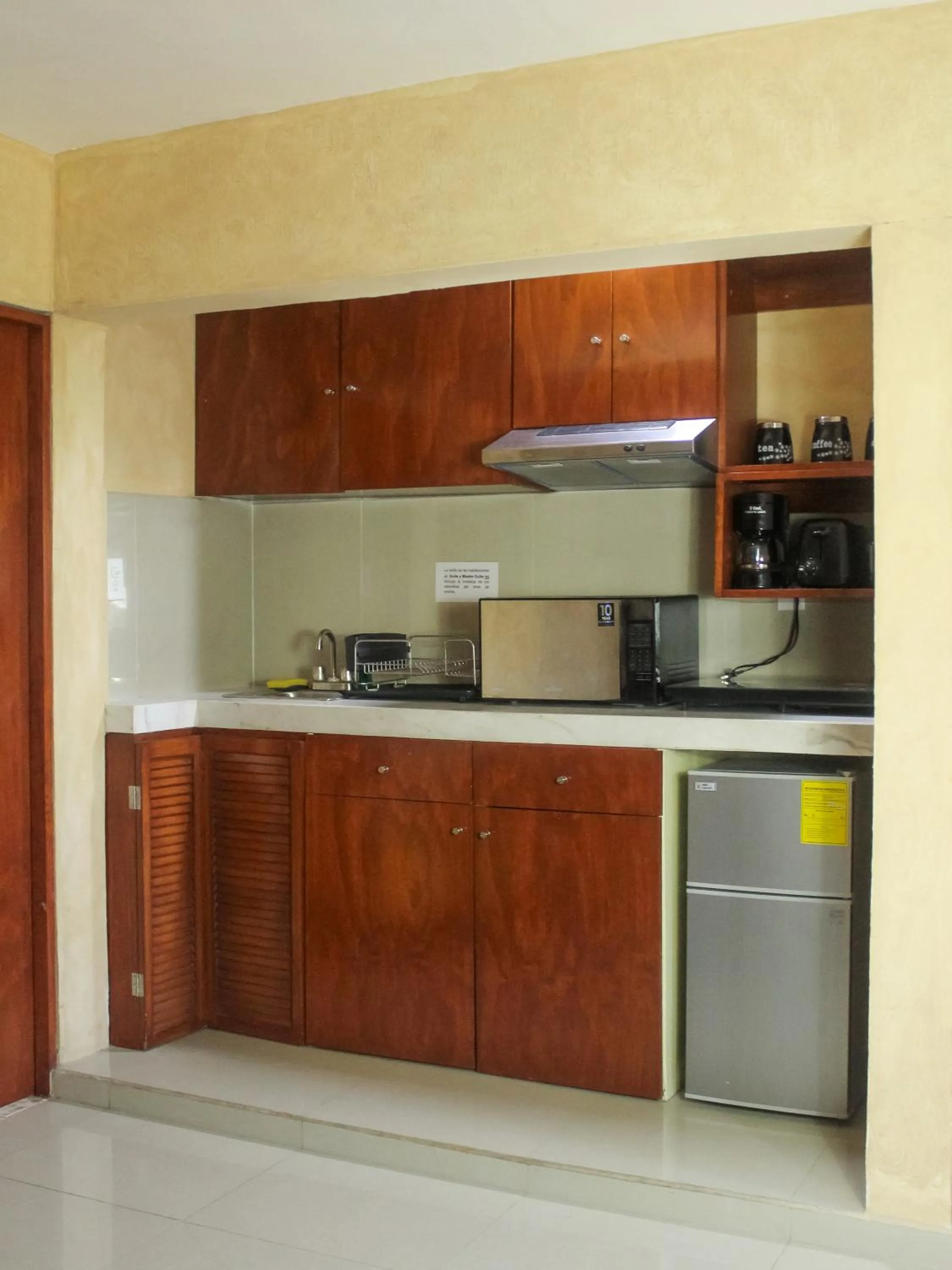 Kitchen or kitchenette in Hotel La Casona Real