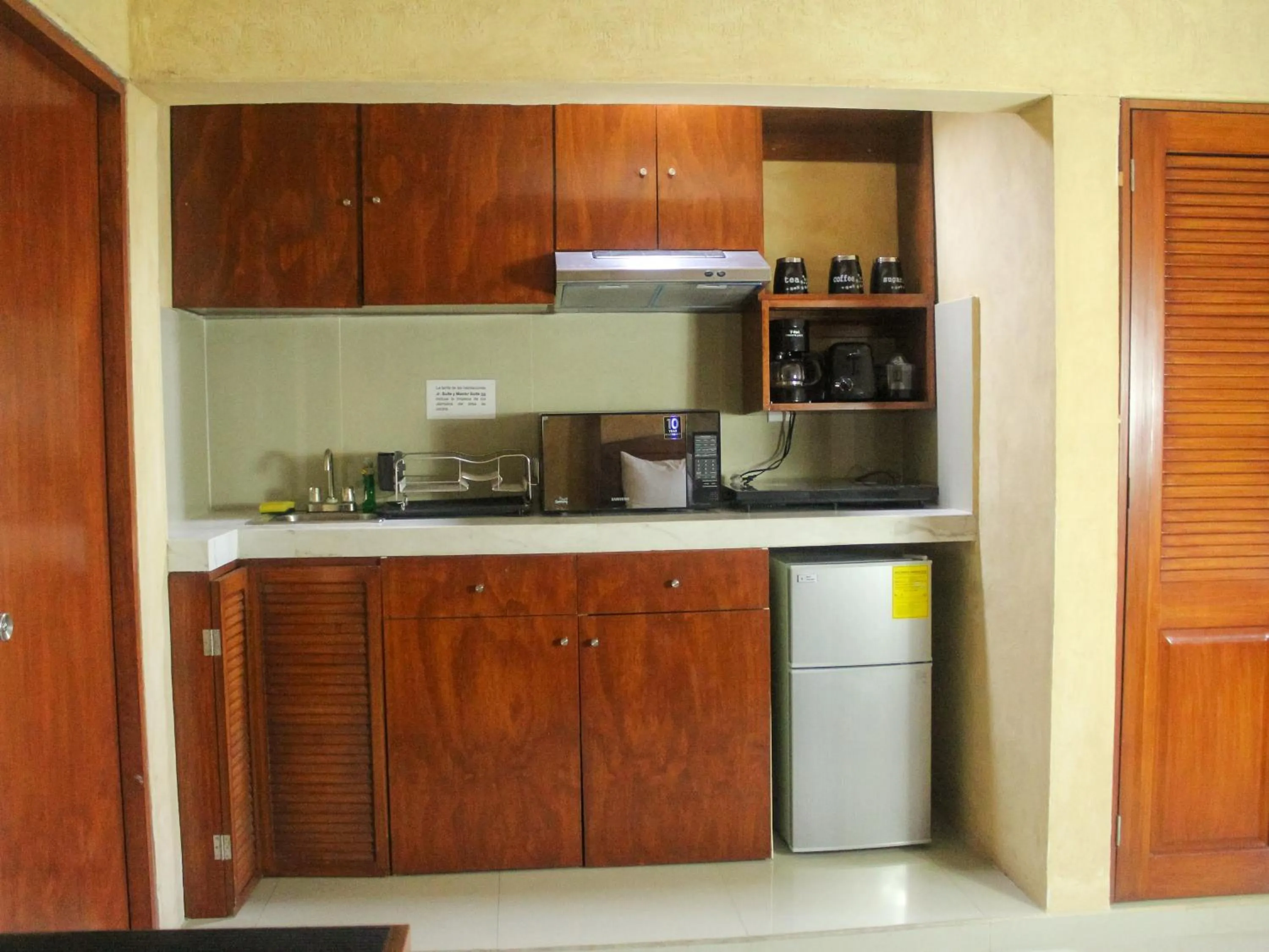 Kitchen or kitchenette in Hotel La Casona Real