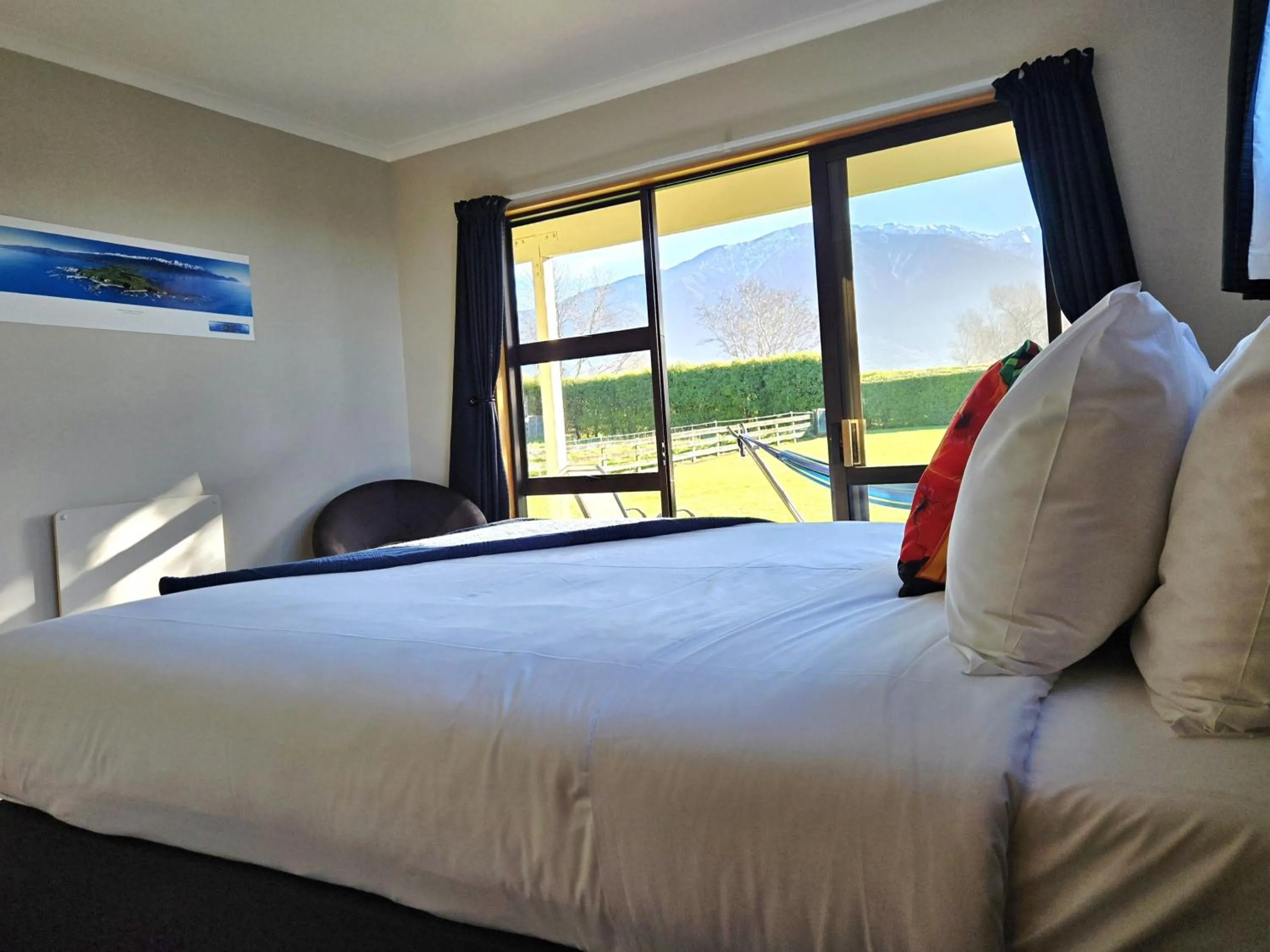 View (from property/room), Bed in Te Mahuru Retreat