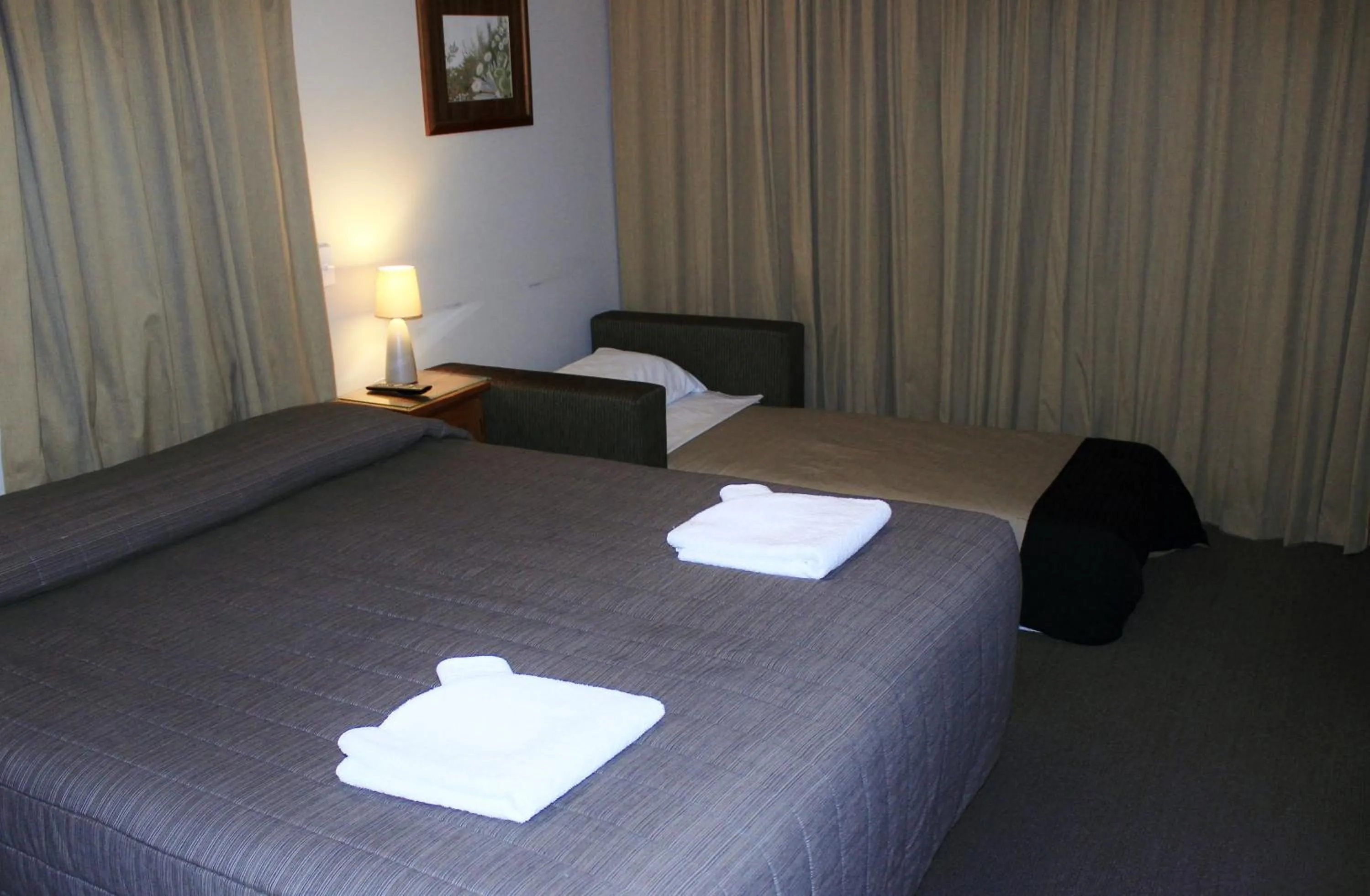 Bed in Aoraki Mount Cook Alpine Lodge