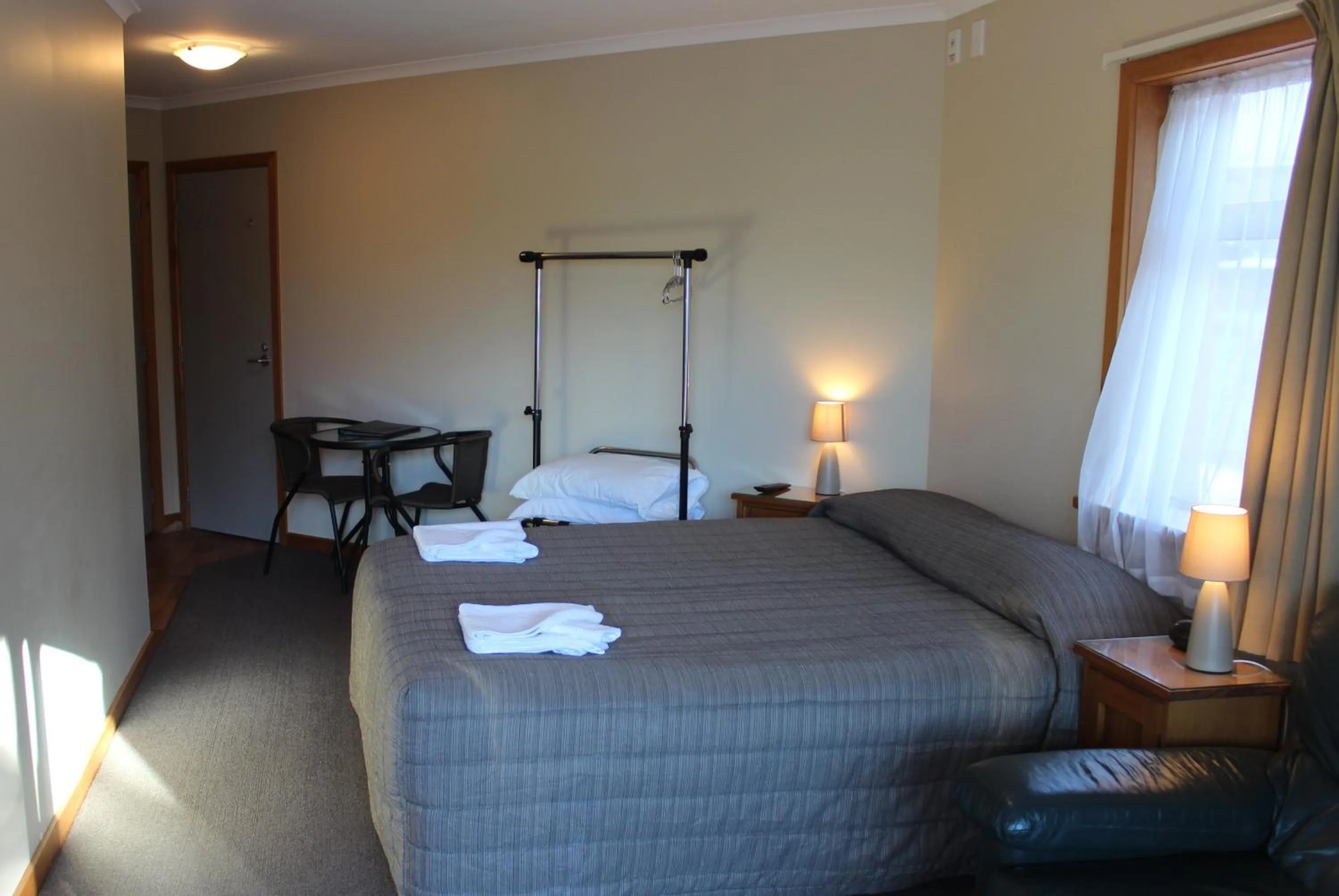 Bed in Aoraki Mount Cook Alpine Lodge