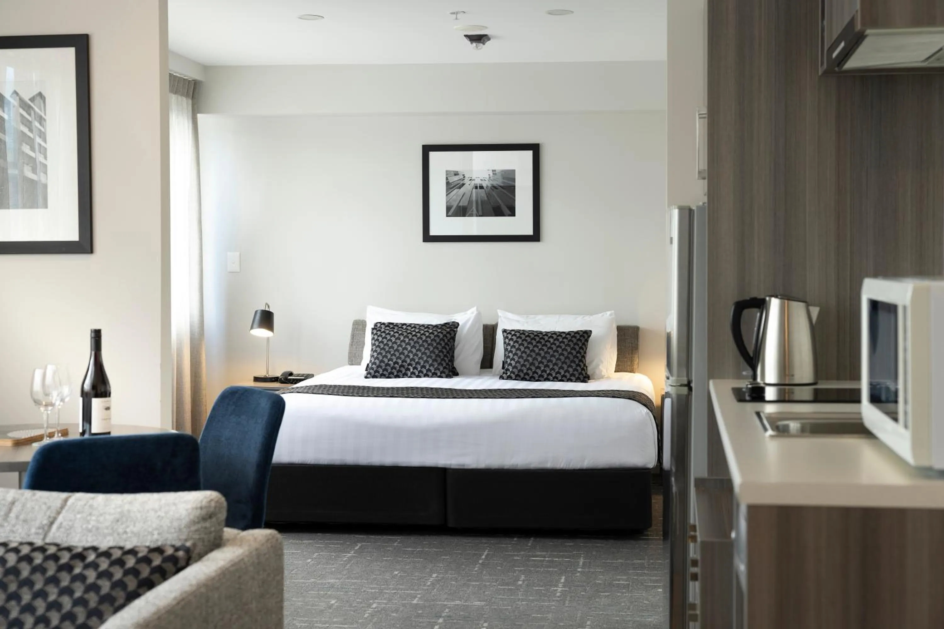 Bed in Quest on Beaumont