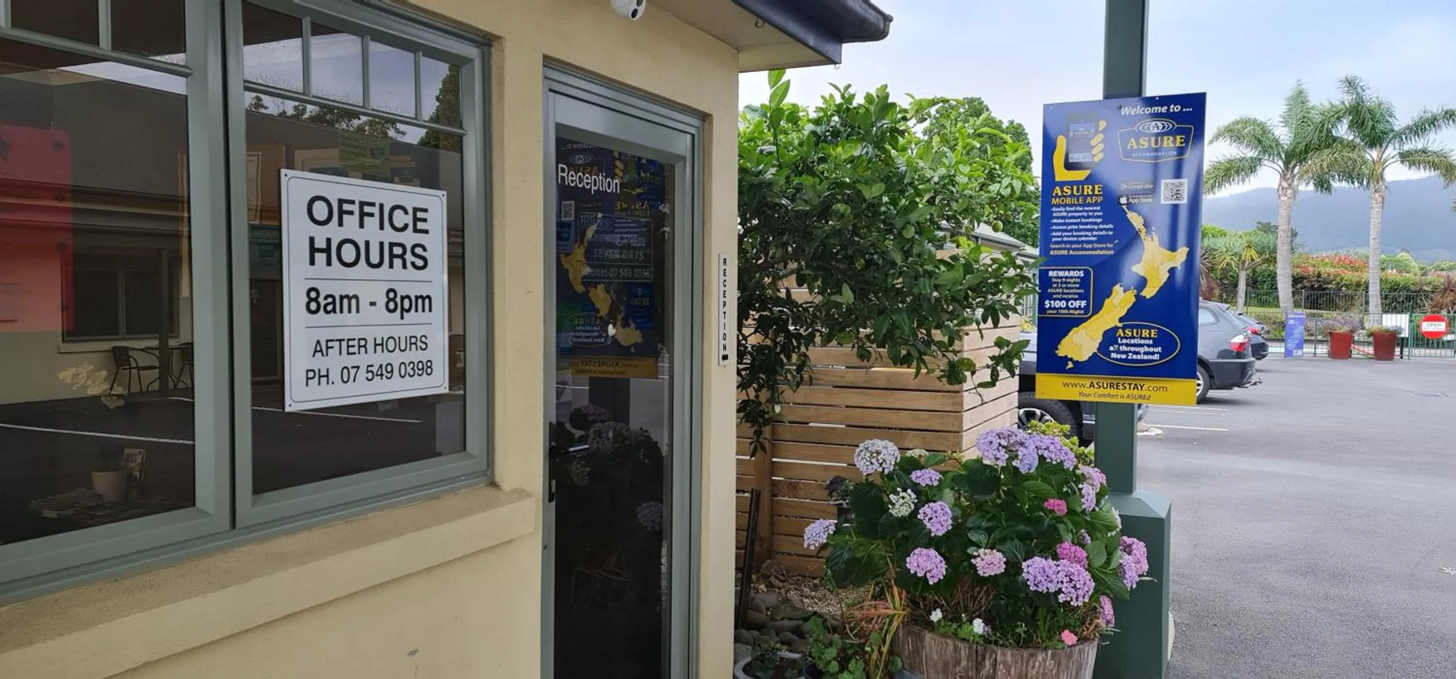 Property logo or sign in ASURE Kaimai View Motel