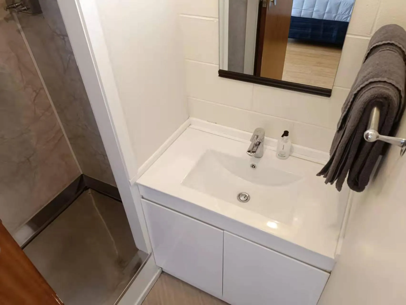 Bathroom in Astral Motel