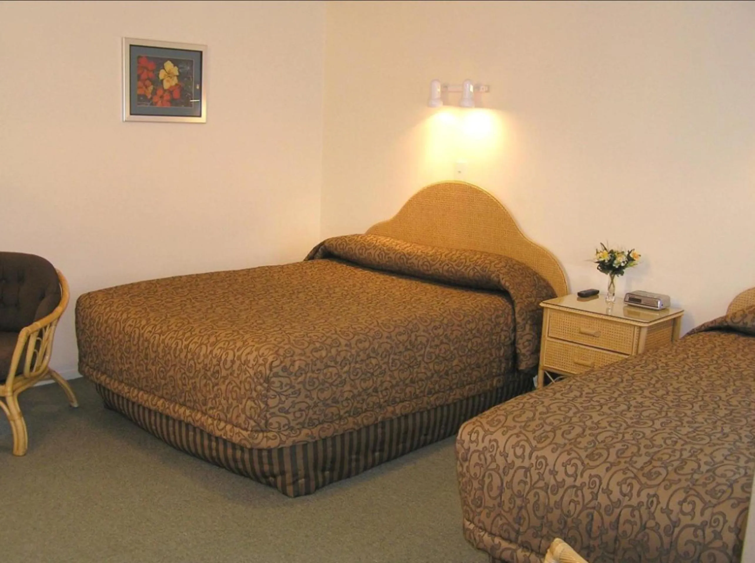 Bed in Coachman Motel