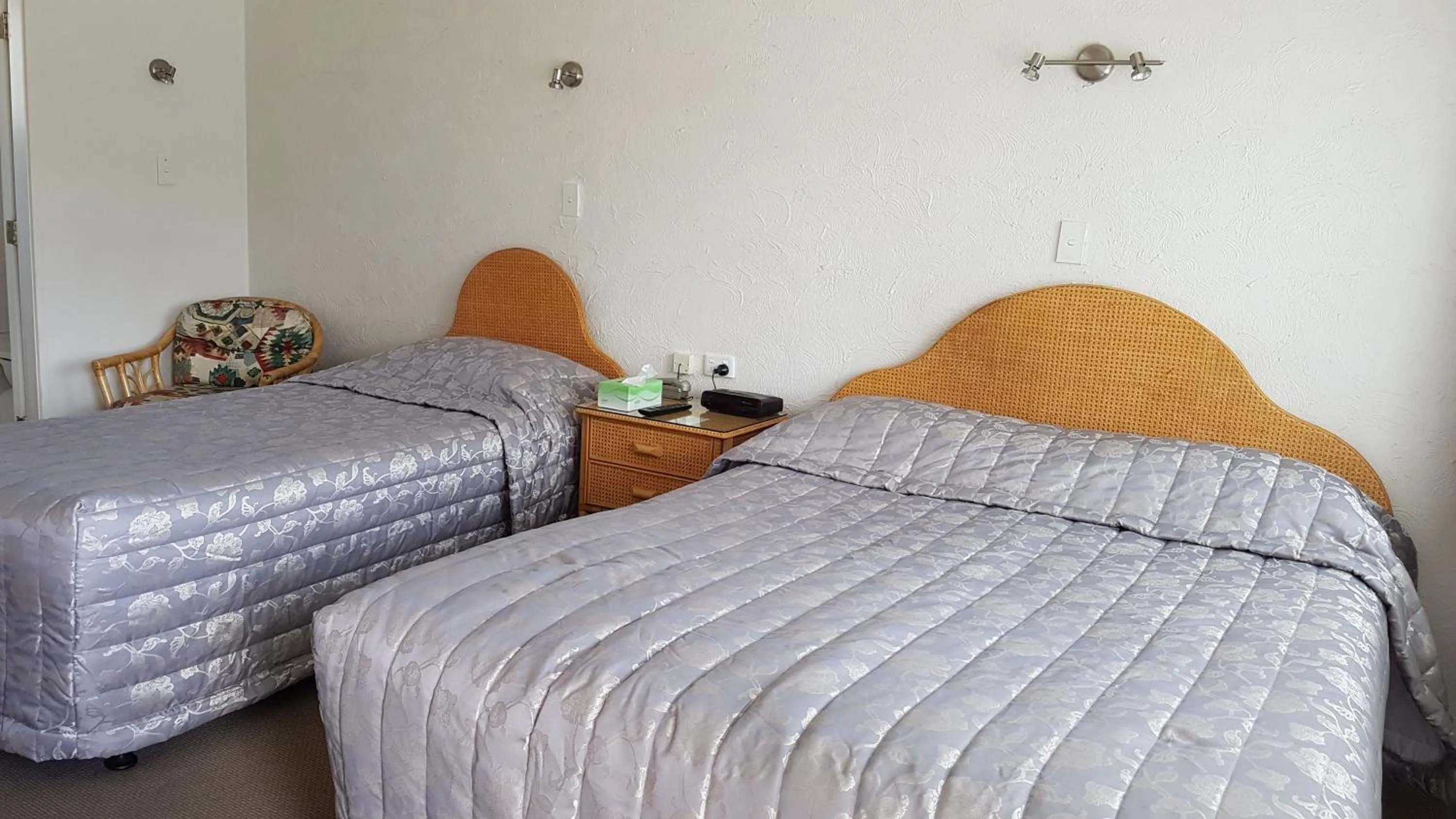 Bed in Coachman Motel