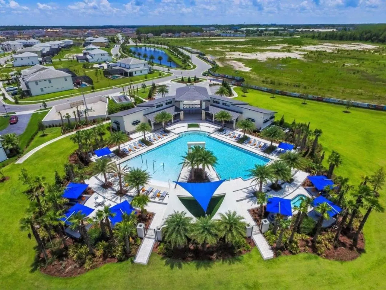 Bird's eye view in 3840 Supreme Villa 6Bd Private Pool and Game Room