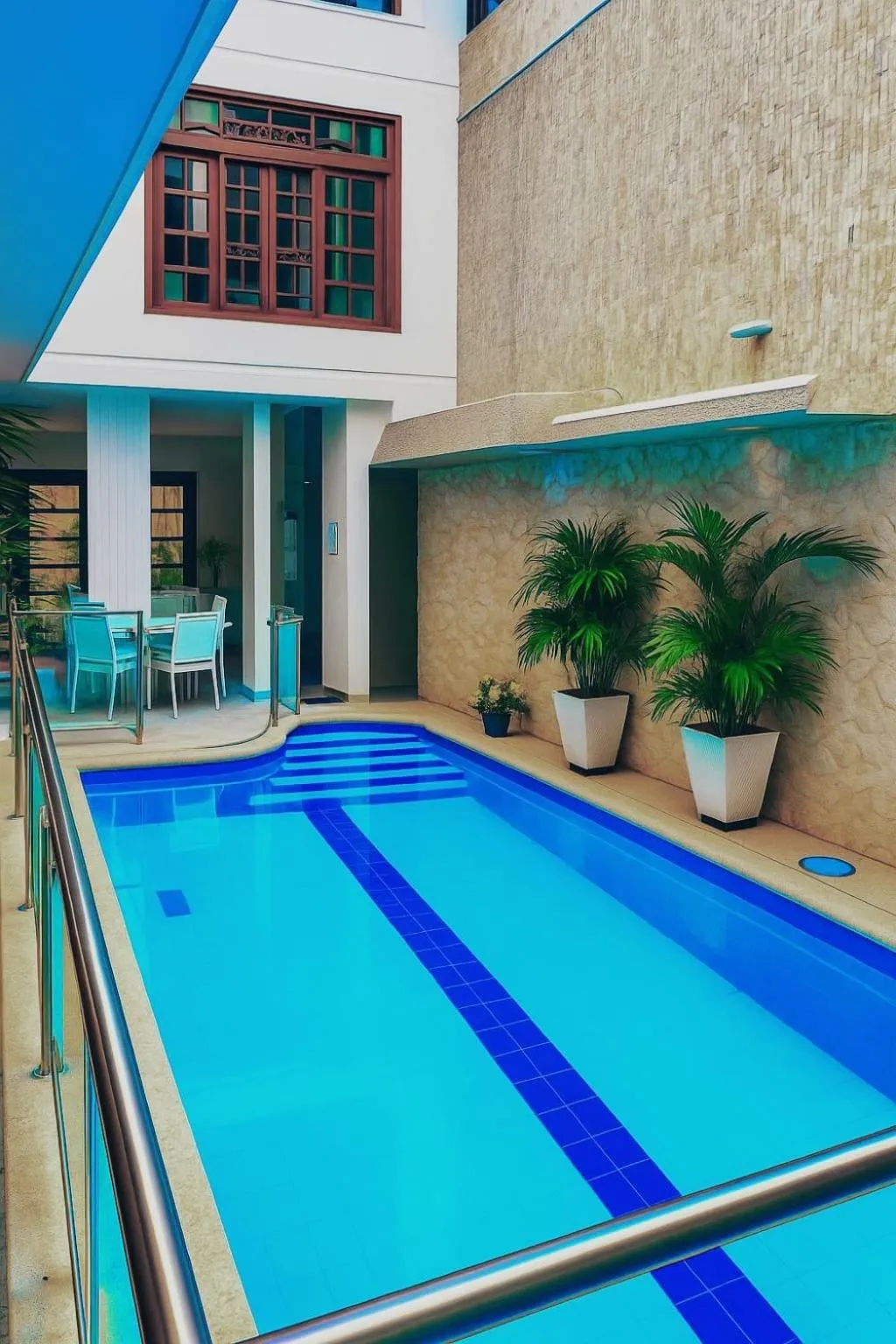Swimming pool in Casa Esmeralda Hotel Boutique