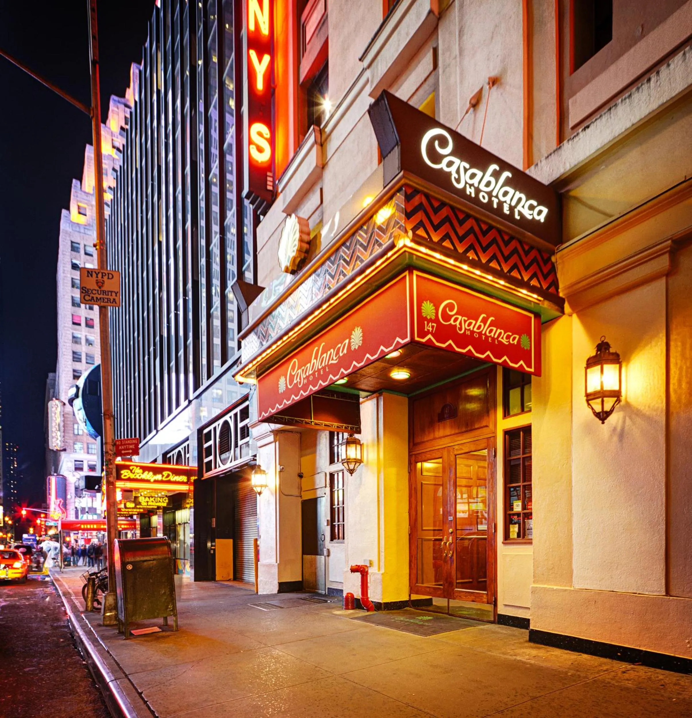 Facade/entrance in Casablanca Hotel by Library Hotel Collection