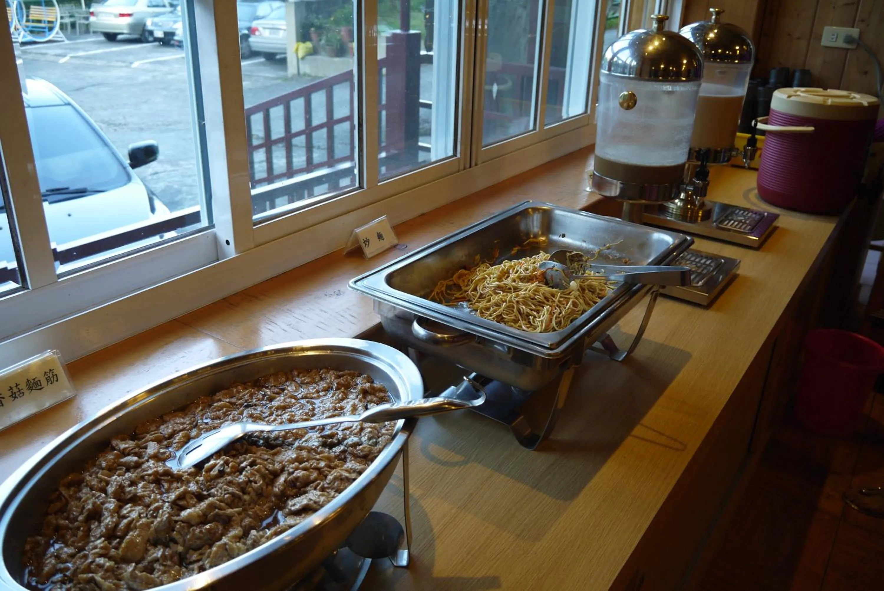 Asian breakfast in Kingtaiwan Hotel