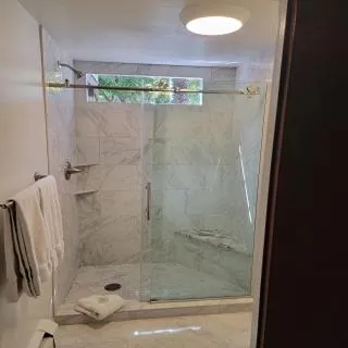 Shower in St Moritz Lodge and Condominiums