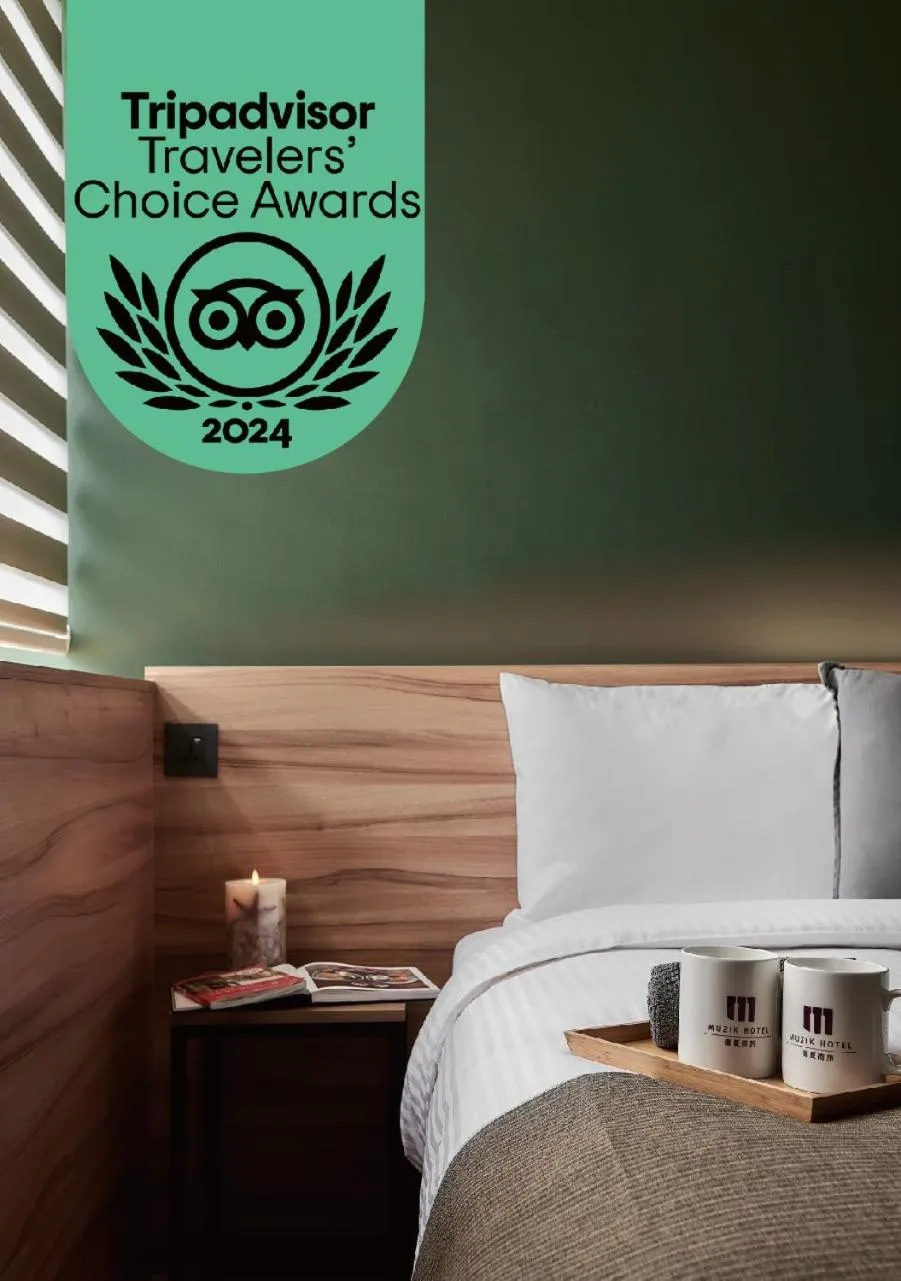 Bed in Muzik Hotel - Ximen Station Branch