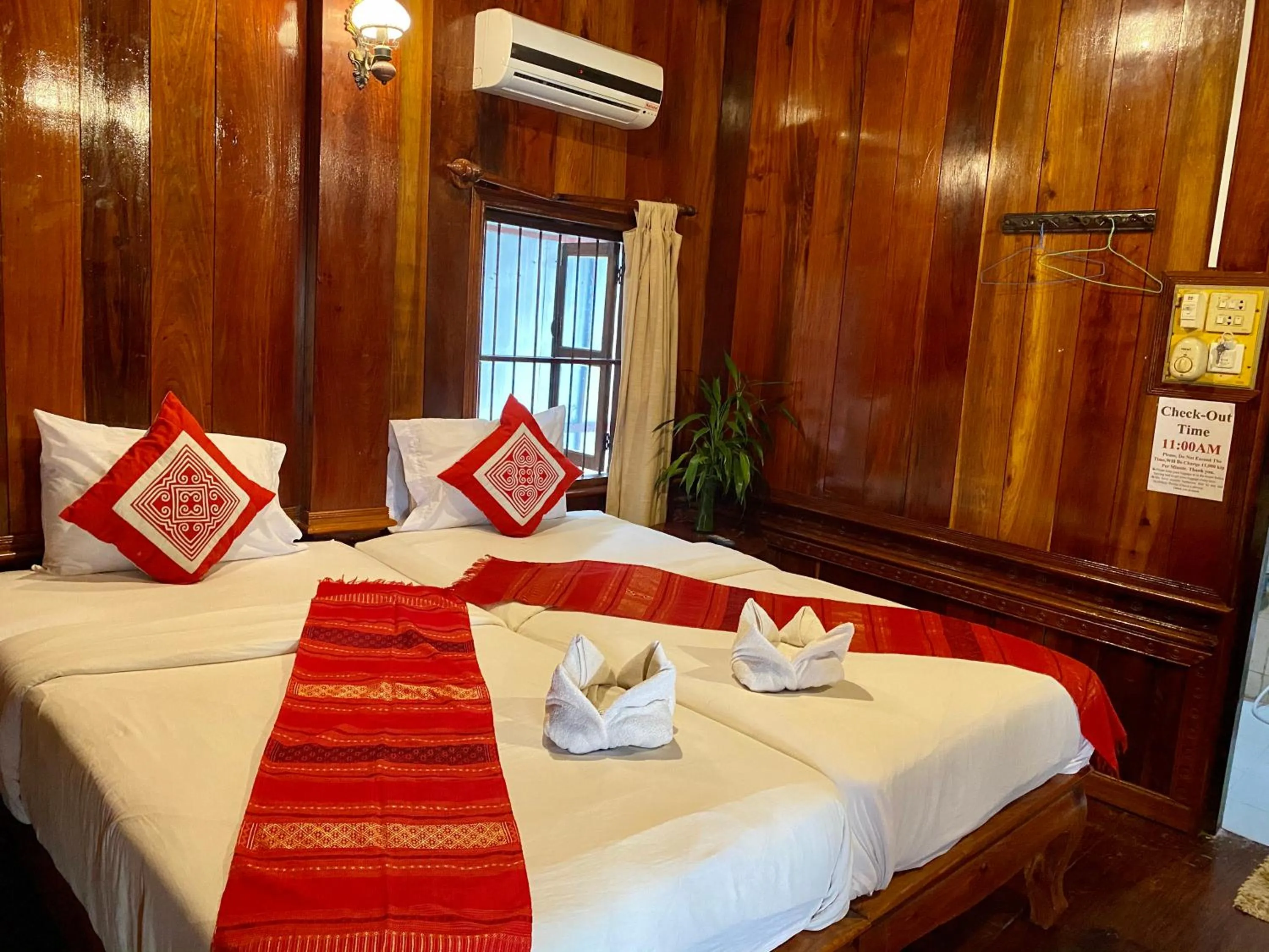 Bed in Soutikone1 Guesthouse