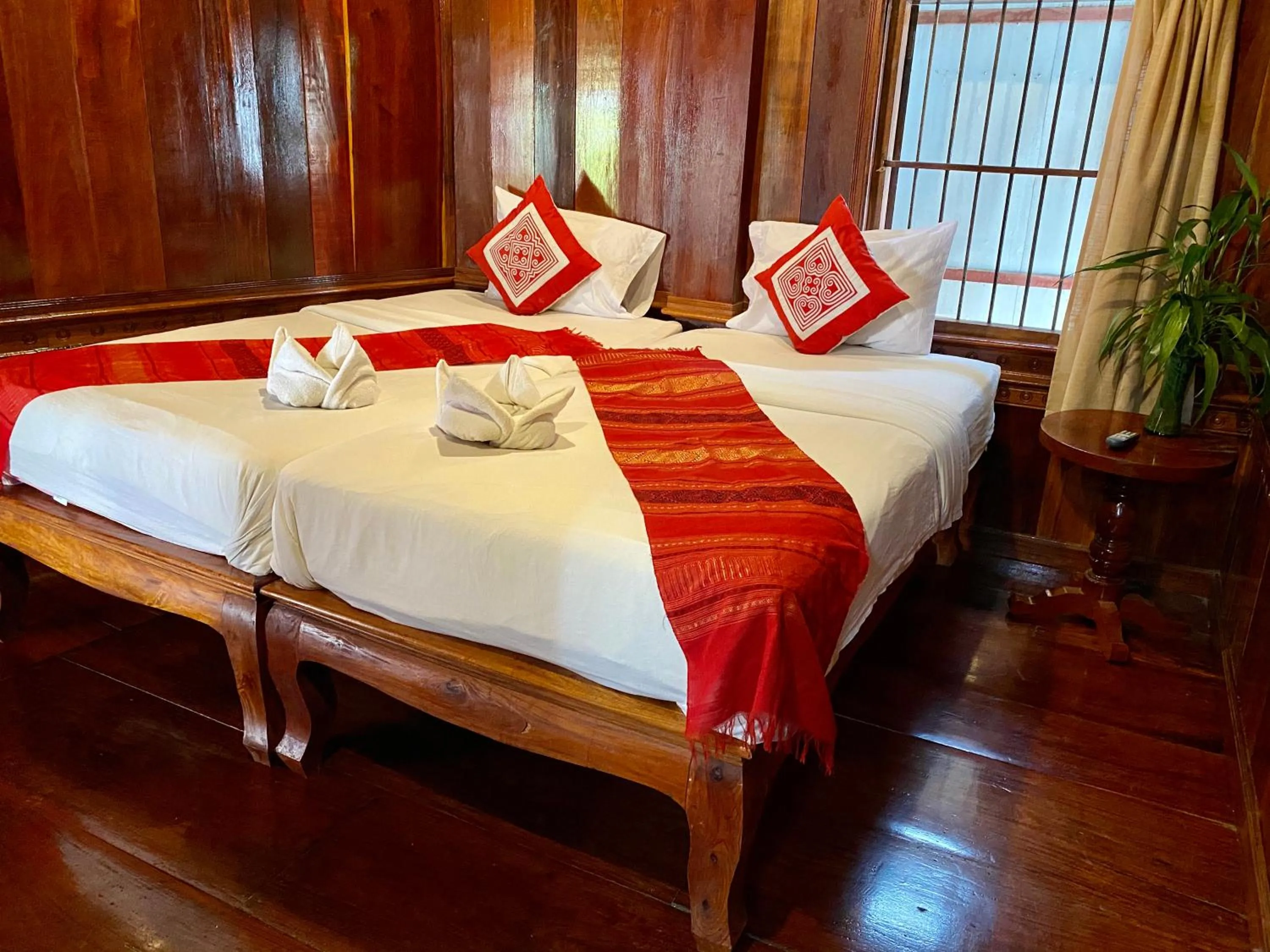 Bed in Soutikone1 Guesthouse